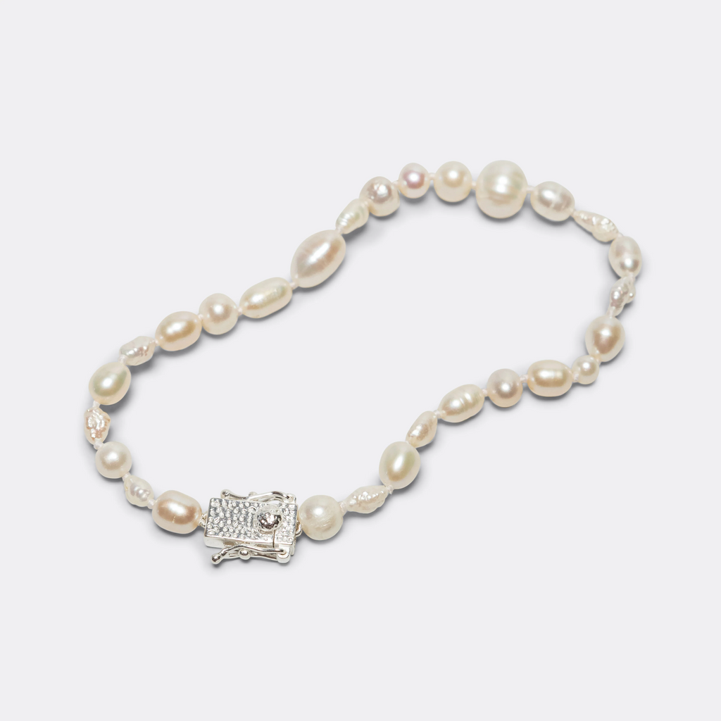 Mens Antique Pearl Bracelet