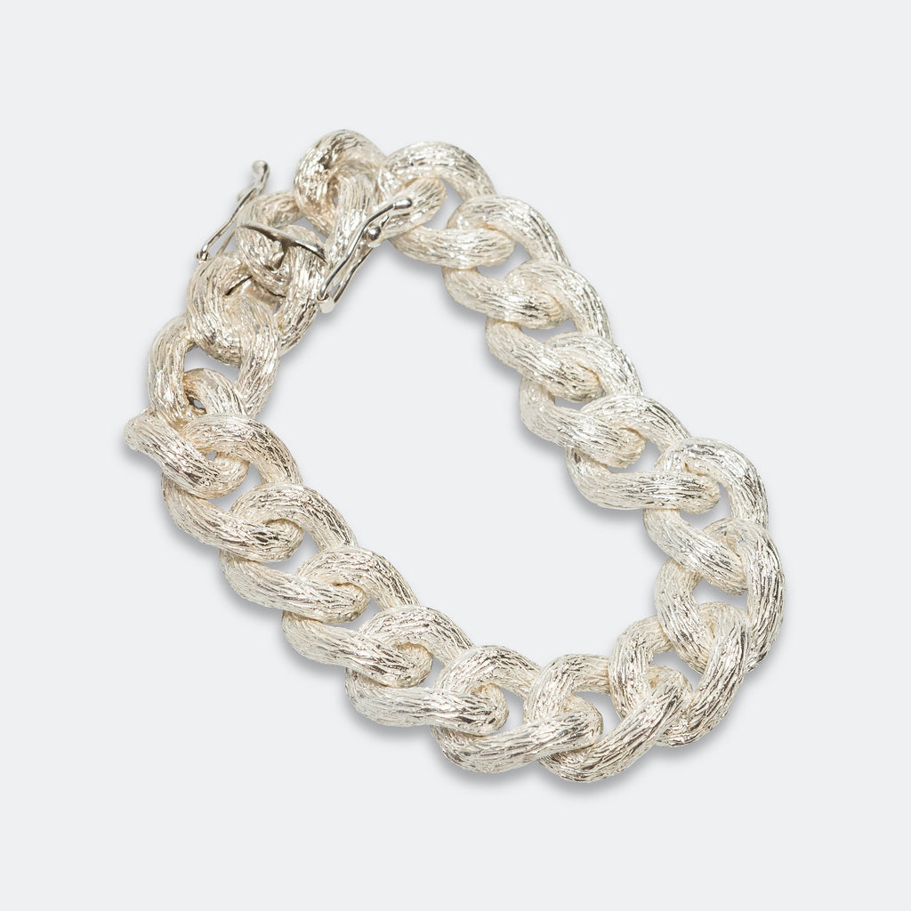 Oak Cuban Bracelet - 925 Silver