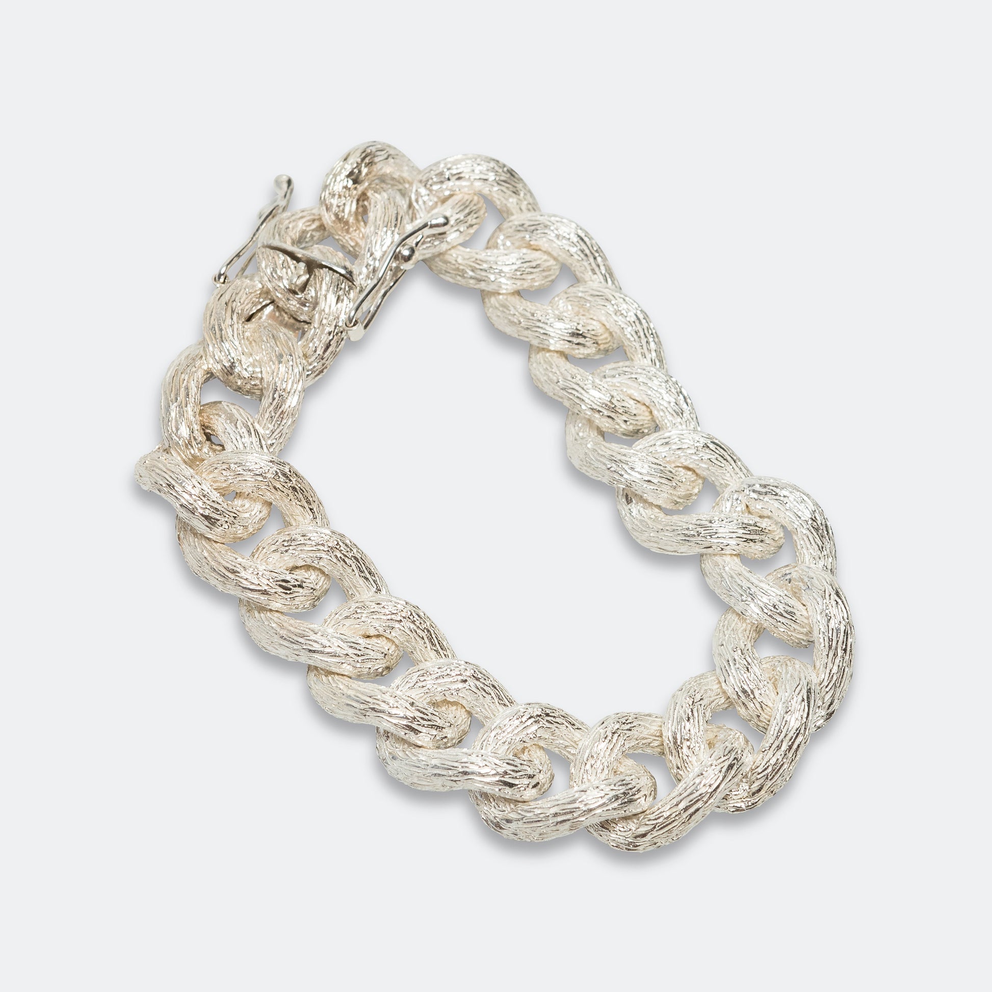 Oak Cuban Bracelet - 925 Silver