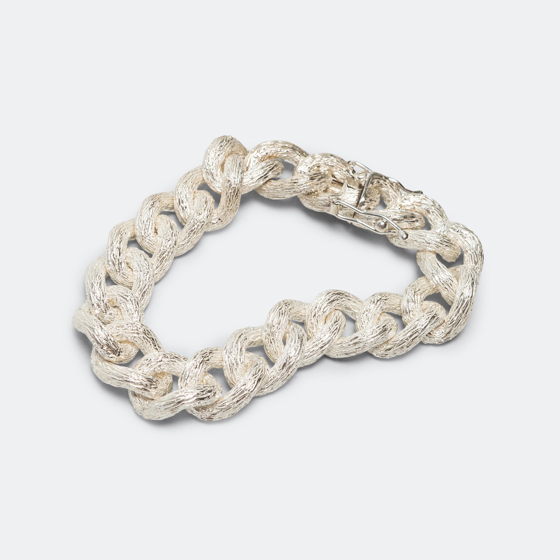 Oak Cuban Bracelet - 925 Silver