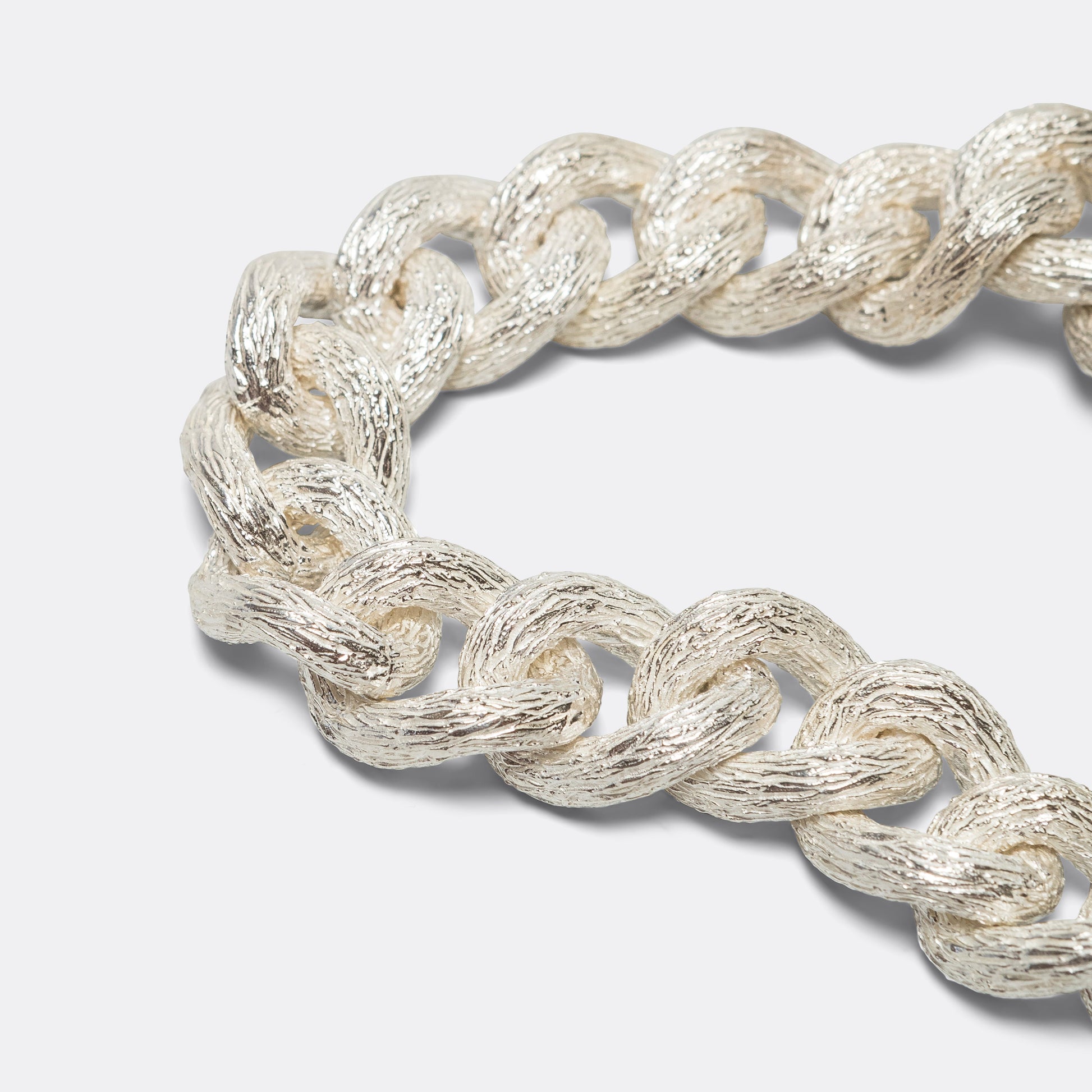 Oak Cuban Bracelet - 925 Silver