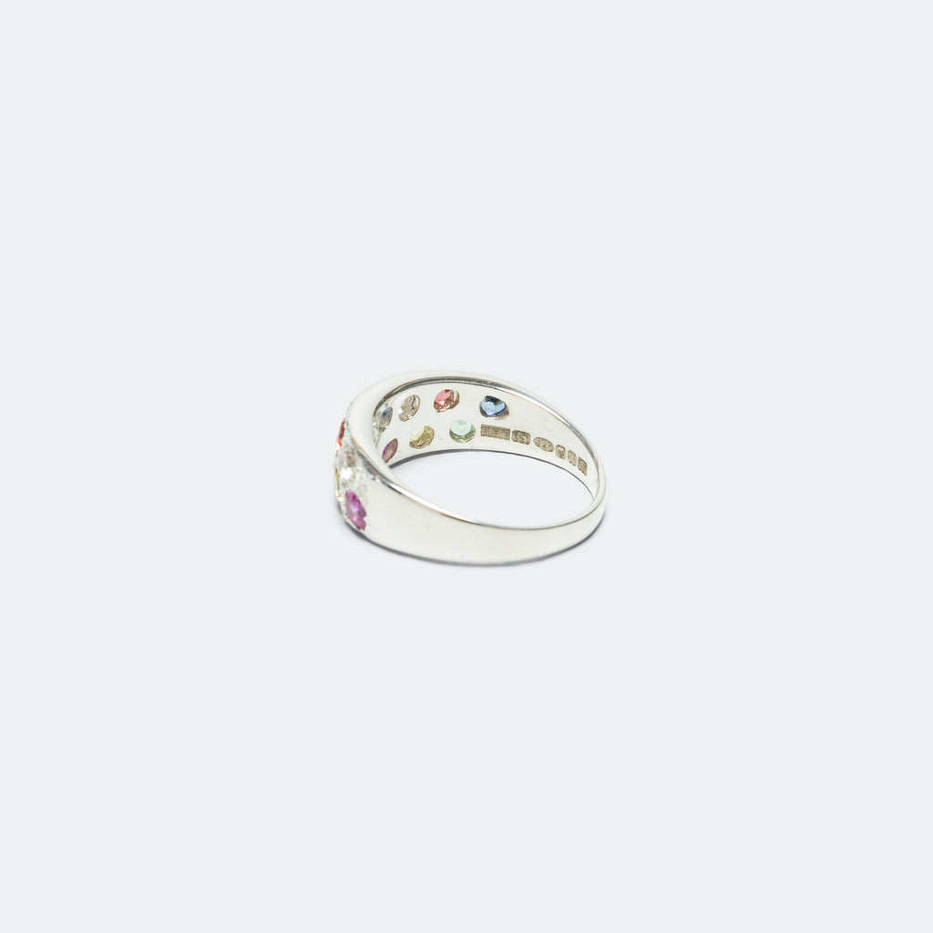 Riviera Ring - Rainbow Sapphires/925 Silver