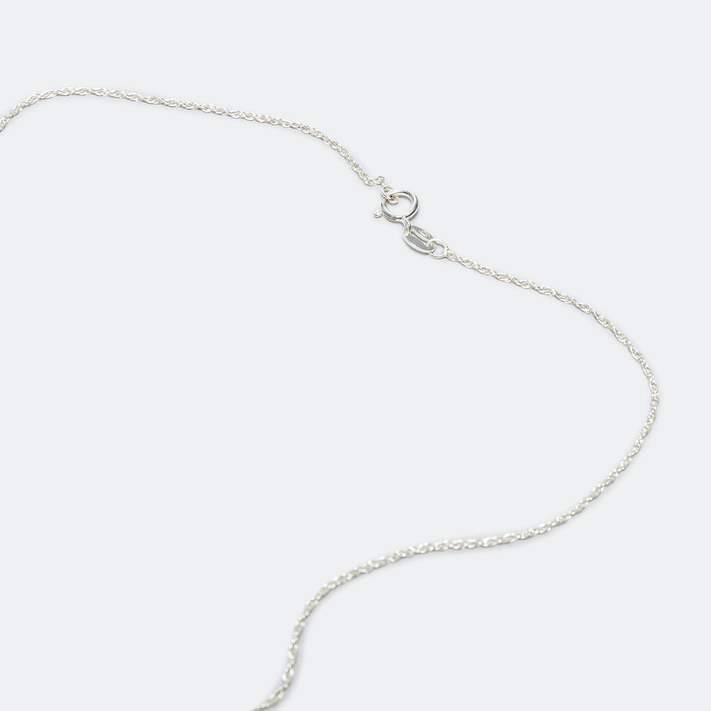 Mini Bamboo Pendant - Blue Sapphire/925 Silver