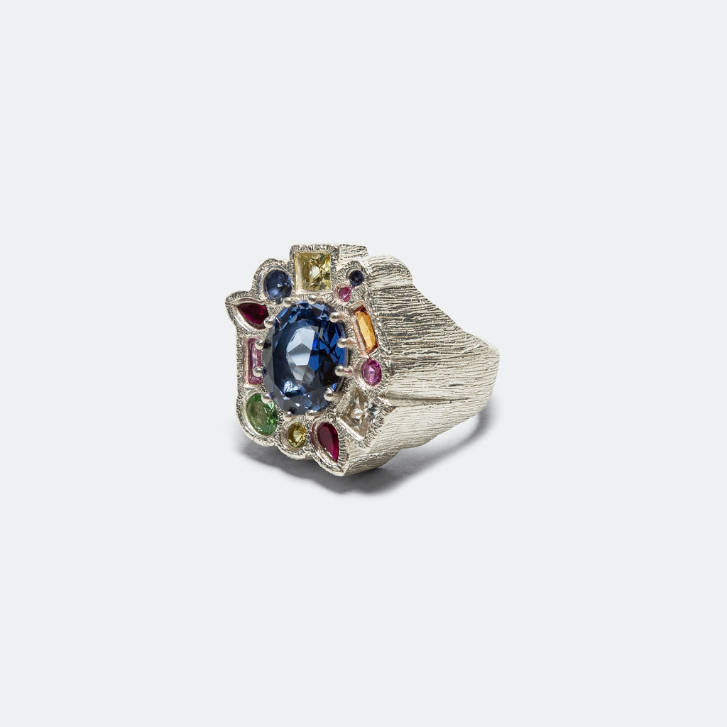 Cottage Garden Cocktail Ring - Multi/925 Silver