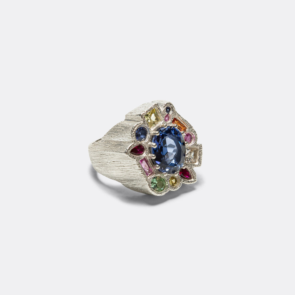 Cottage Garden Cocktail Ring - Multi/925 Silver