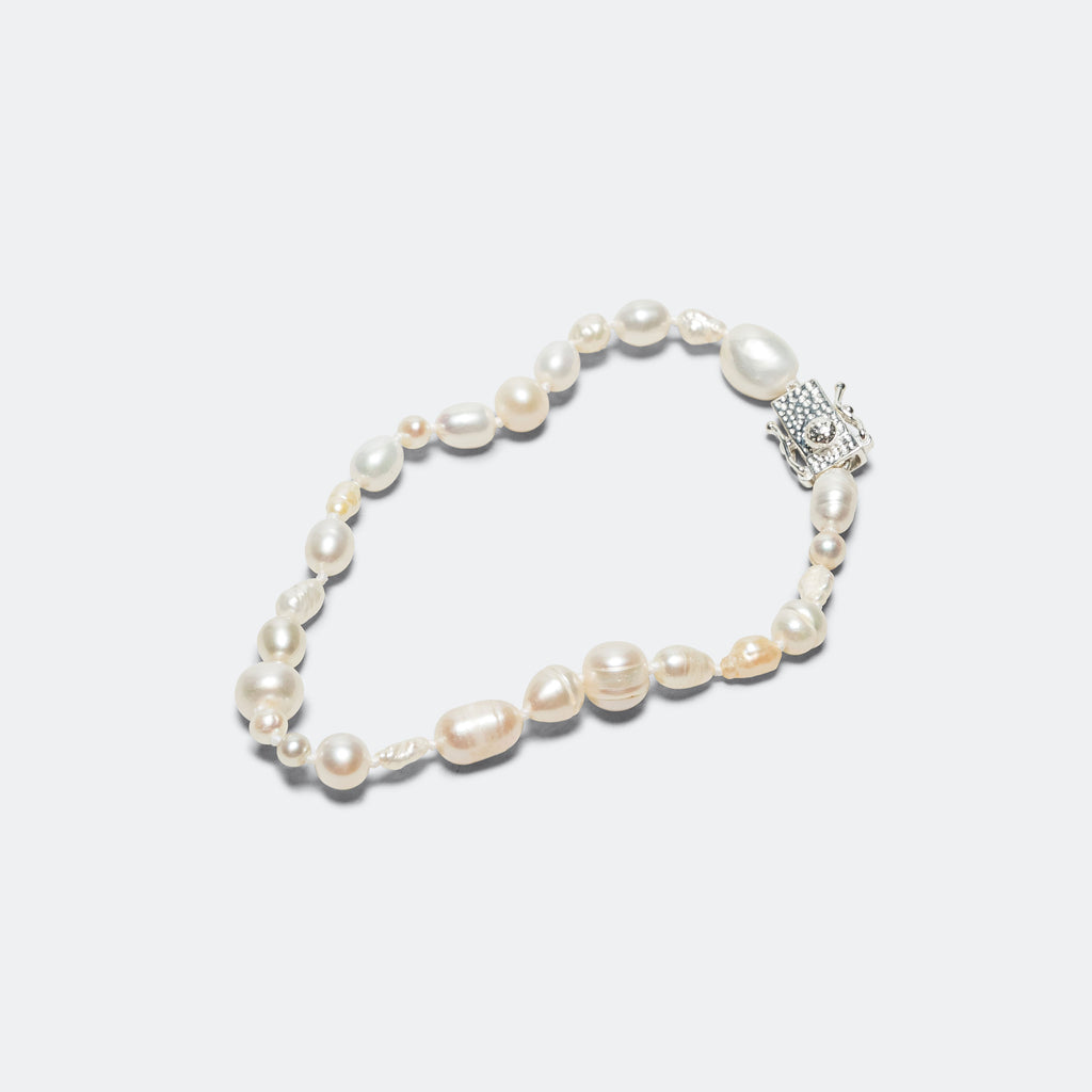 Mens Antique Pearl Bracelet
