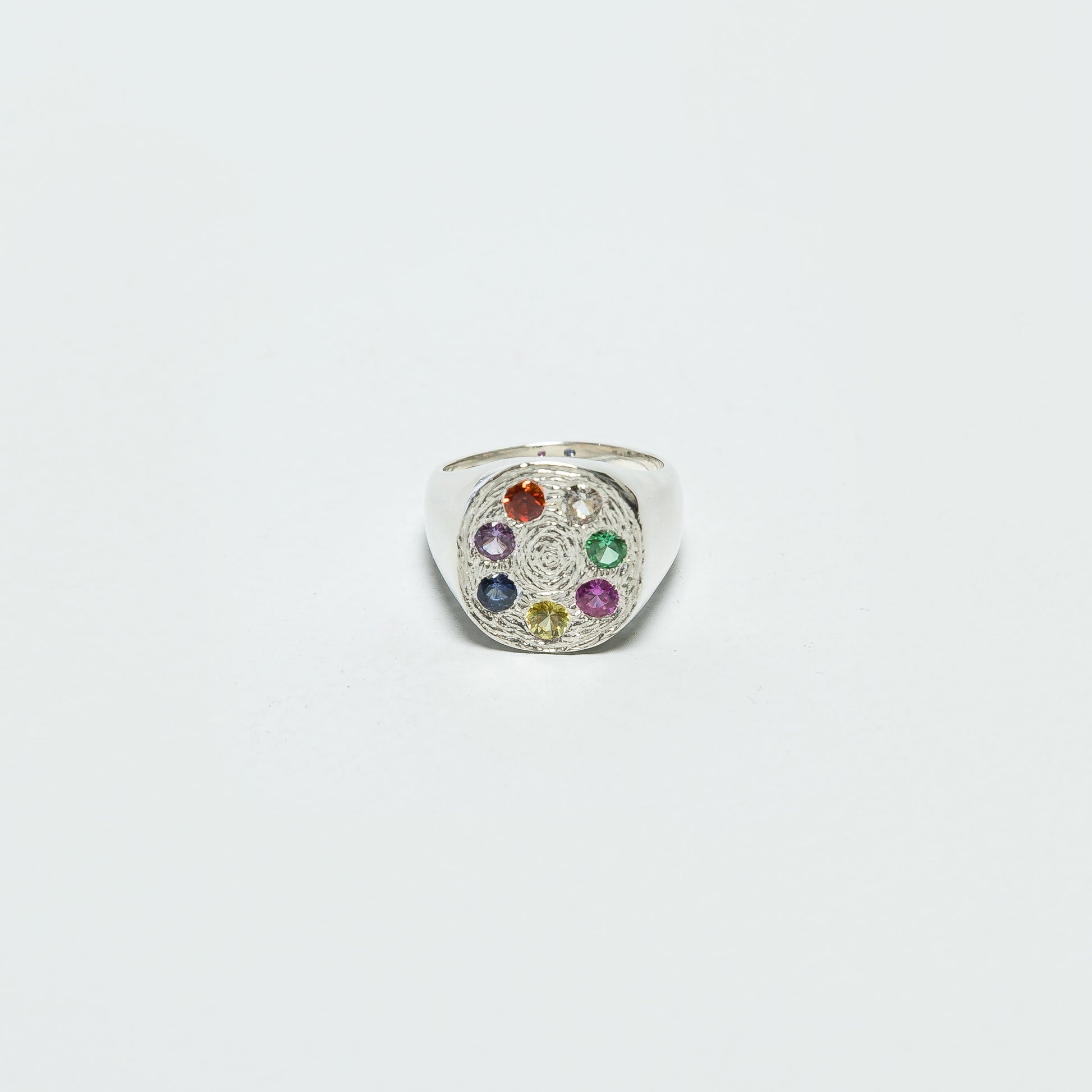 Summer Fruits Signet Ring - 925 Silver