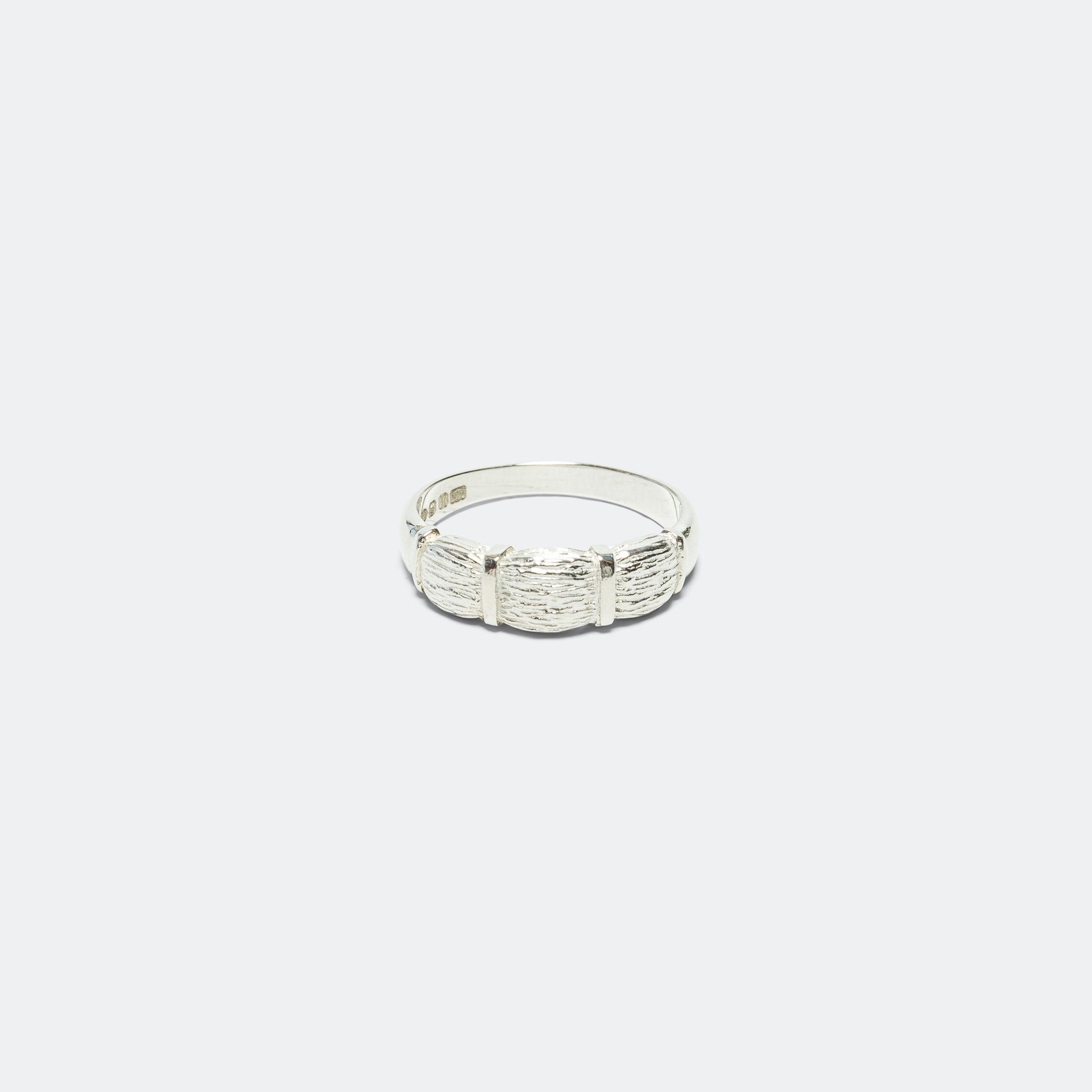 Window Box Plain Ring - 925 Silver