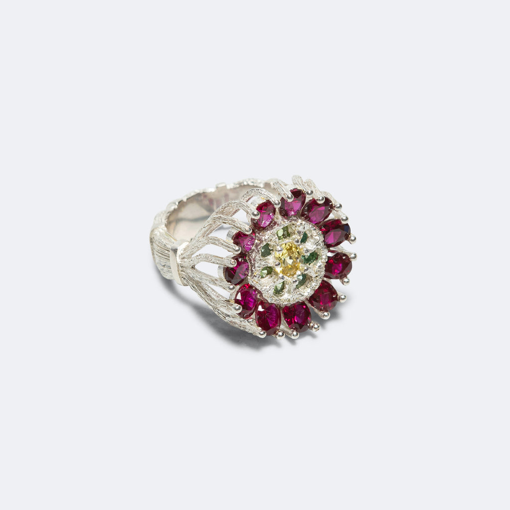 Dorset Dahlia Ring - 925 Silver