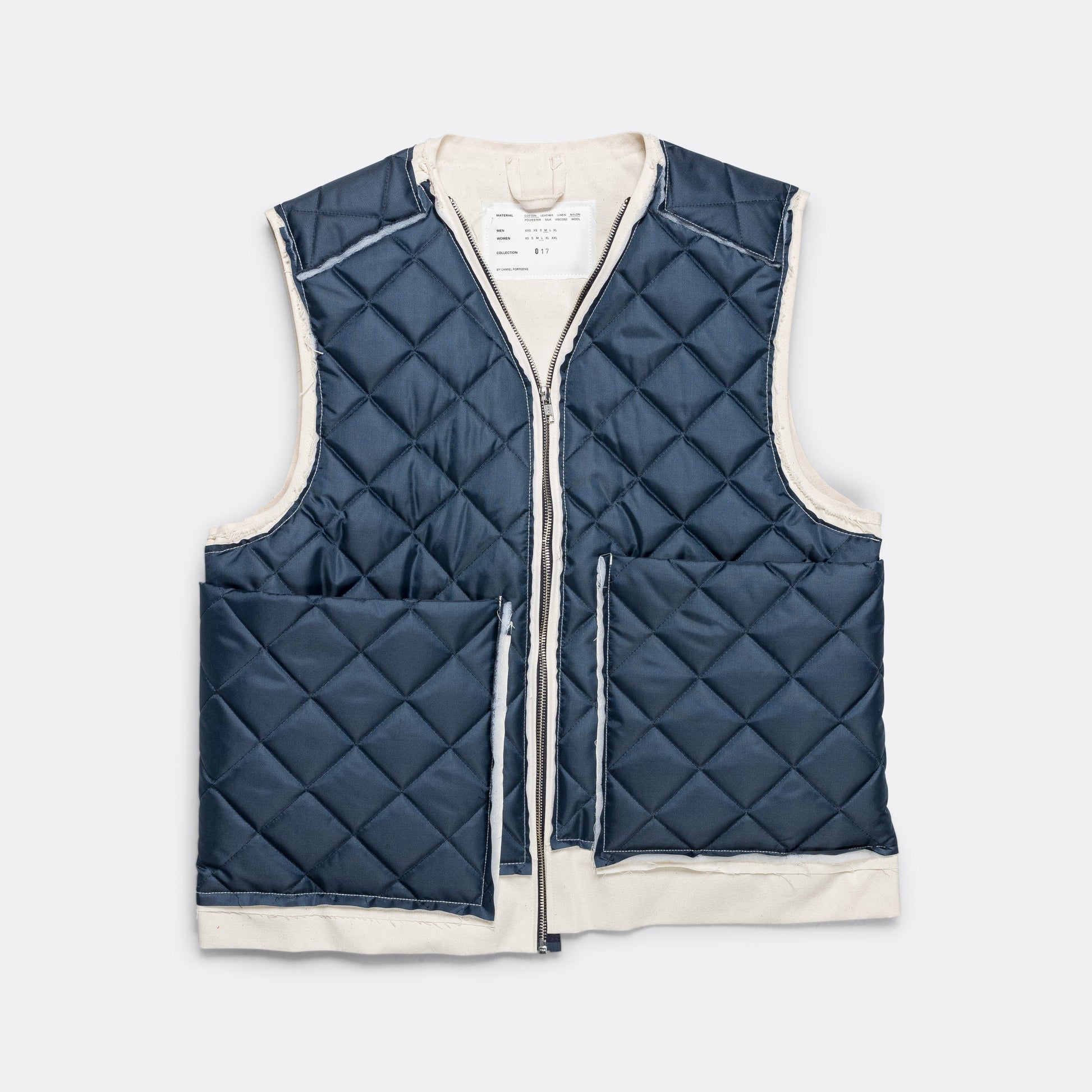 Research Zip Vest - Navy