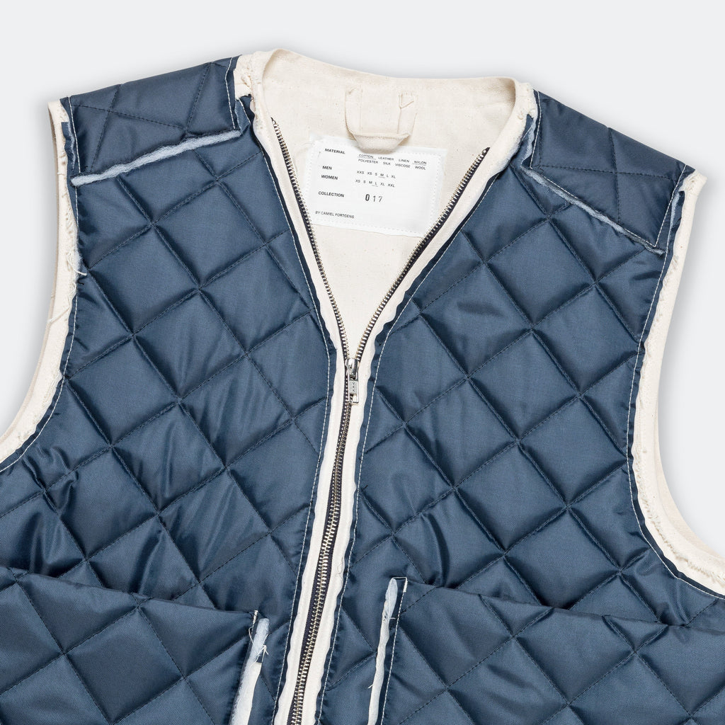 Research Zip Vest - Navy