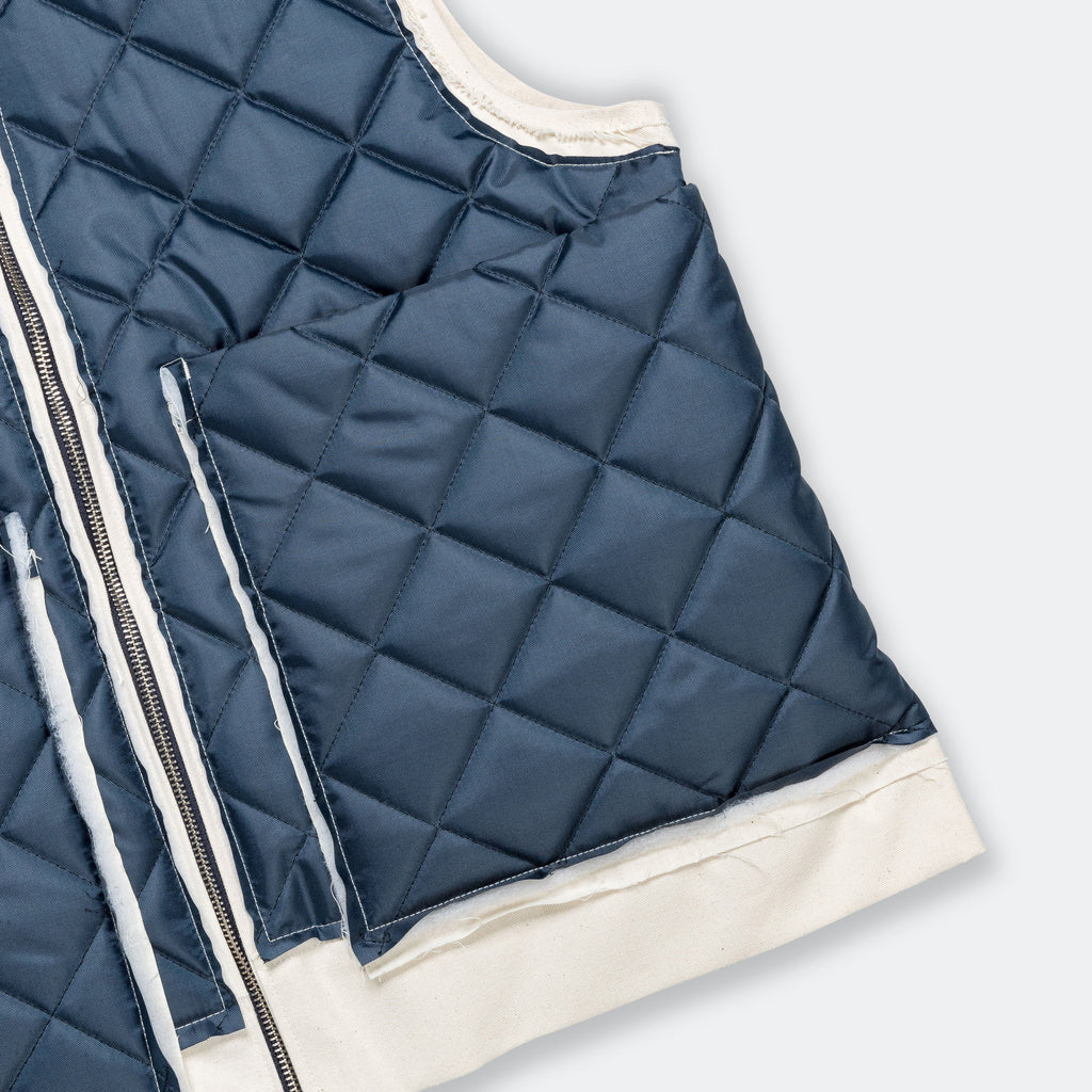 Research Zip Vest - Navy
