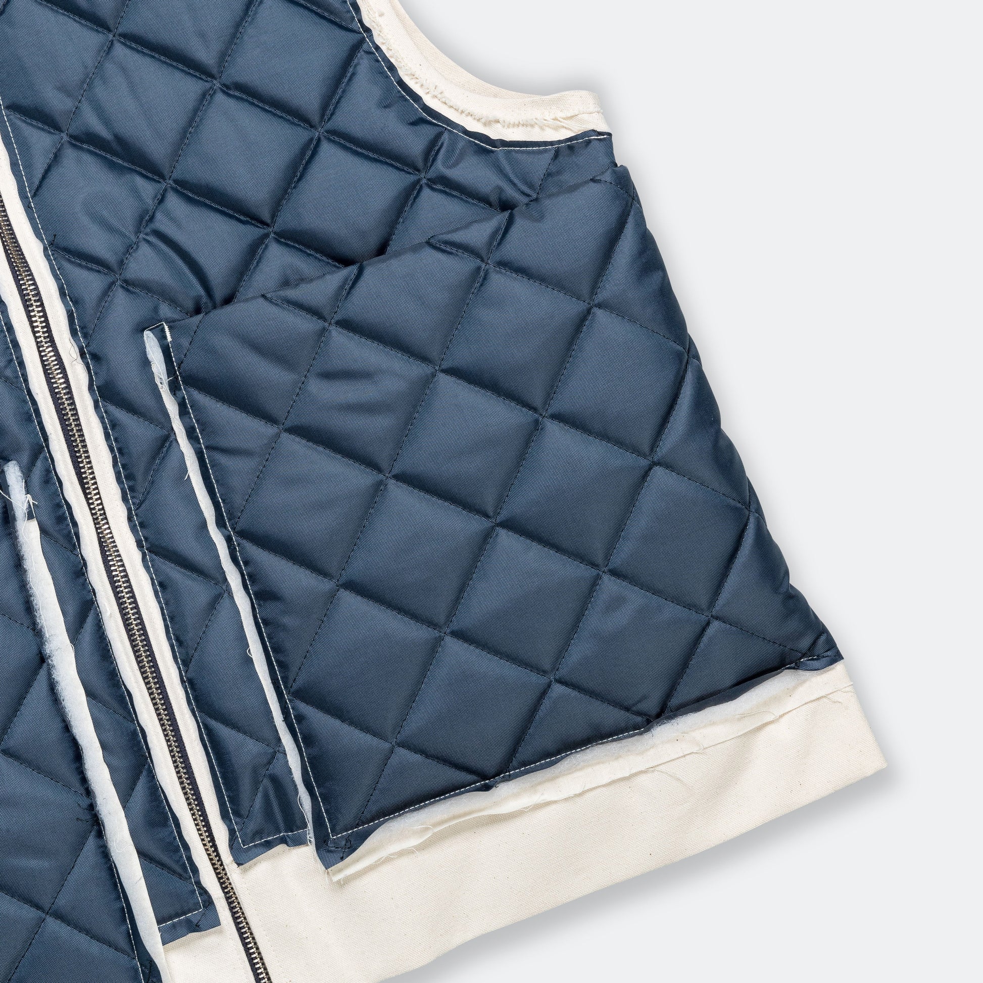Research Zip Vest - Navy