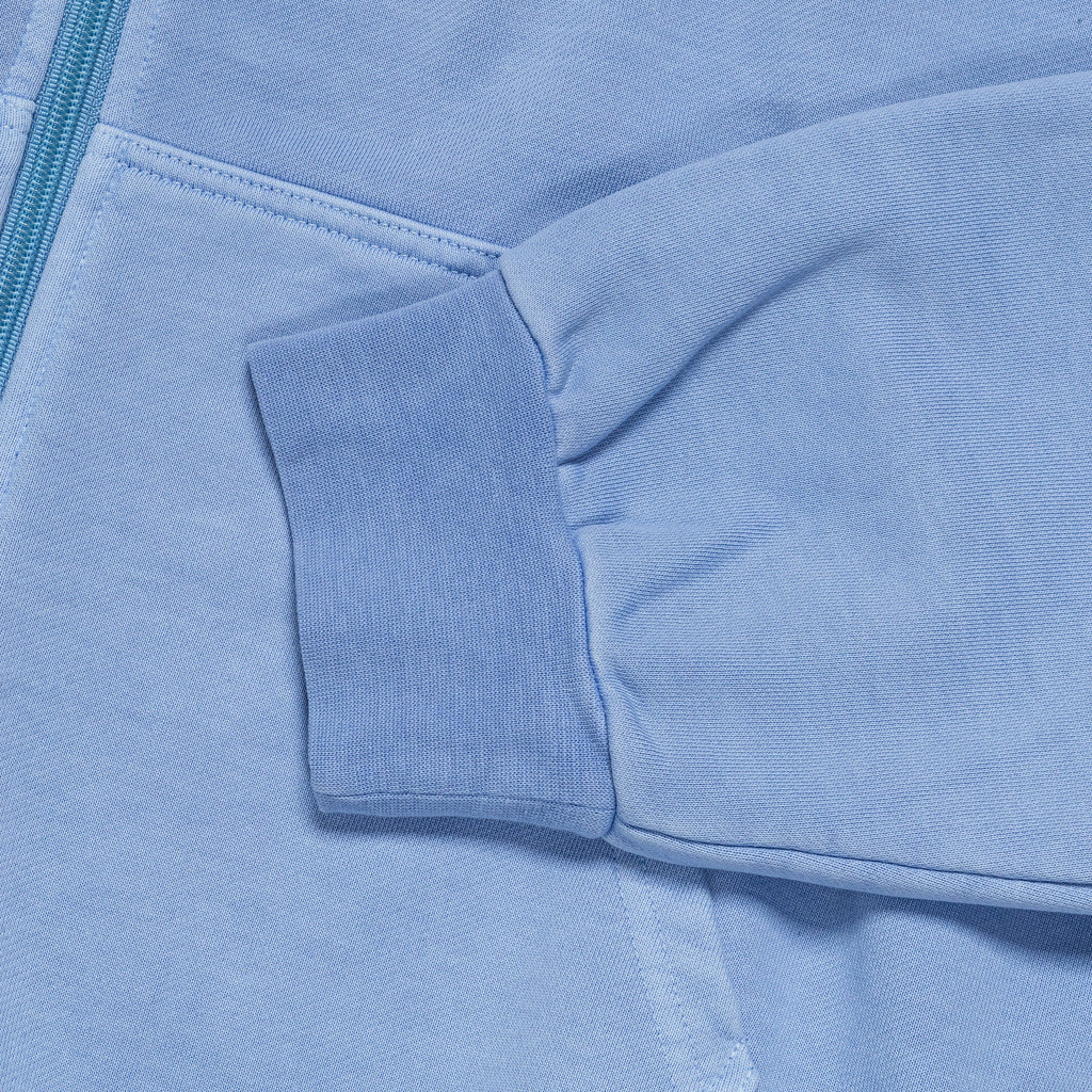 Overdyed Zip Hoodie - Sky Blue