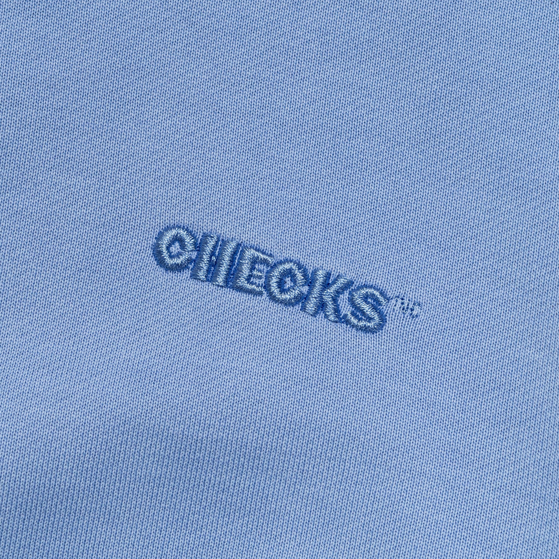 Overdyed Zip Hoodie - Sky Blue