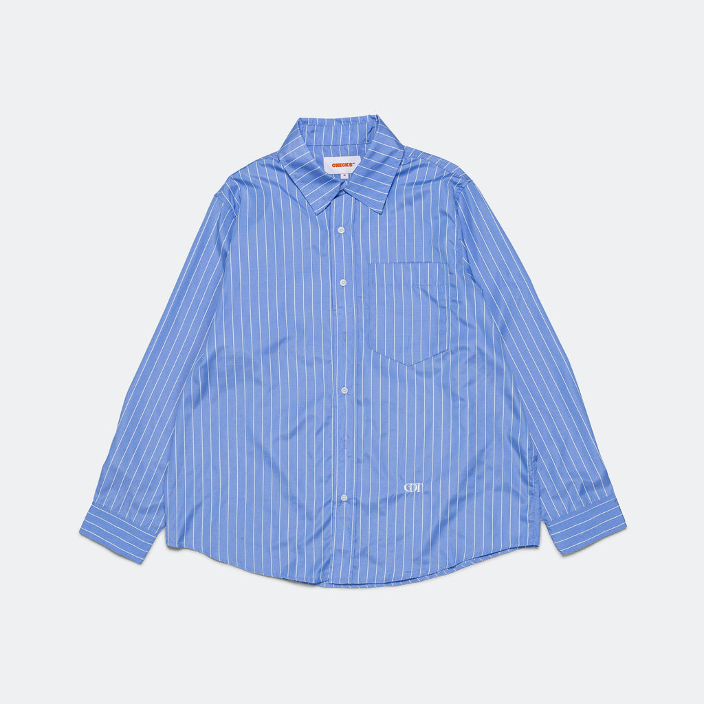 Stripe Big Shirt - Blue/White