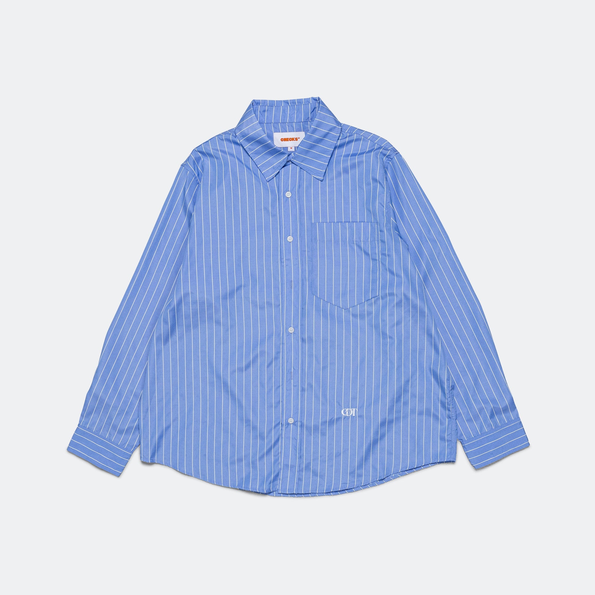 Stripe Big Shirt - Blue/White