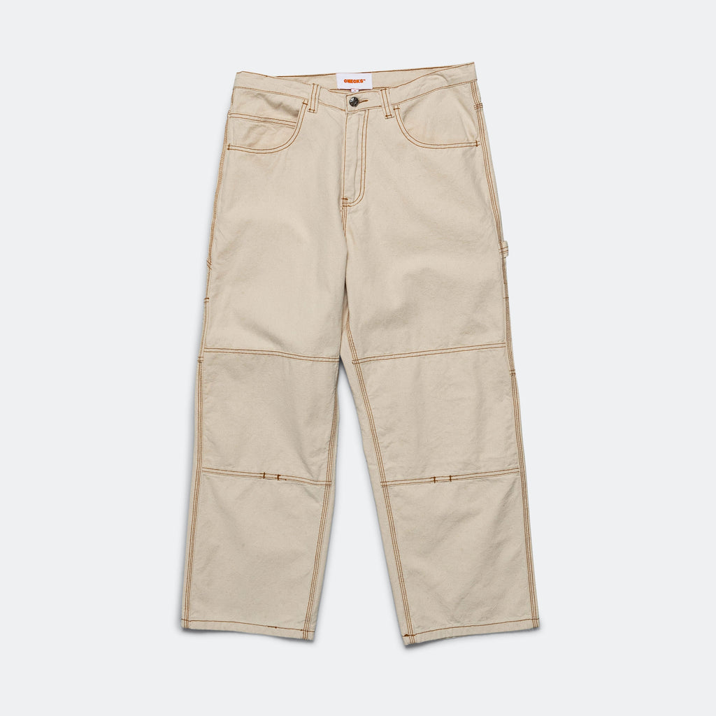 Studio Pants - Cream/Rust