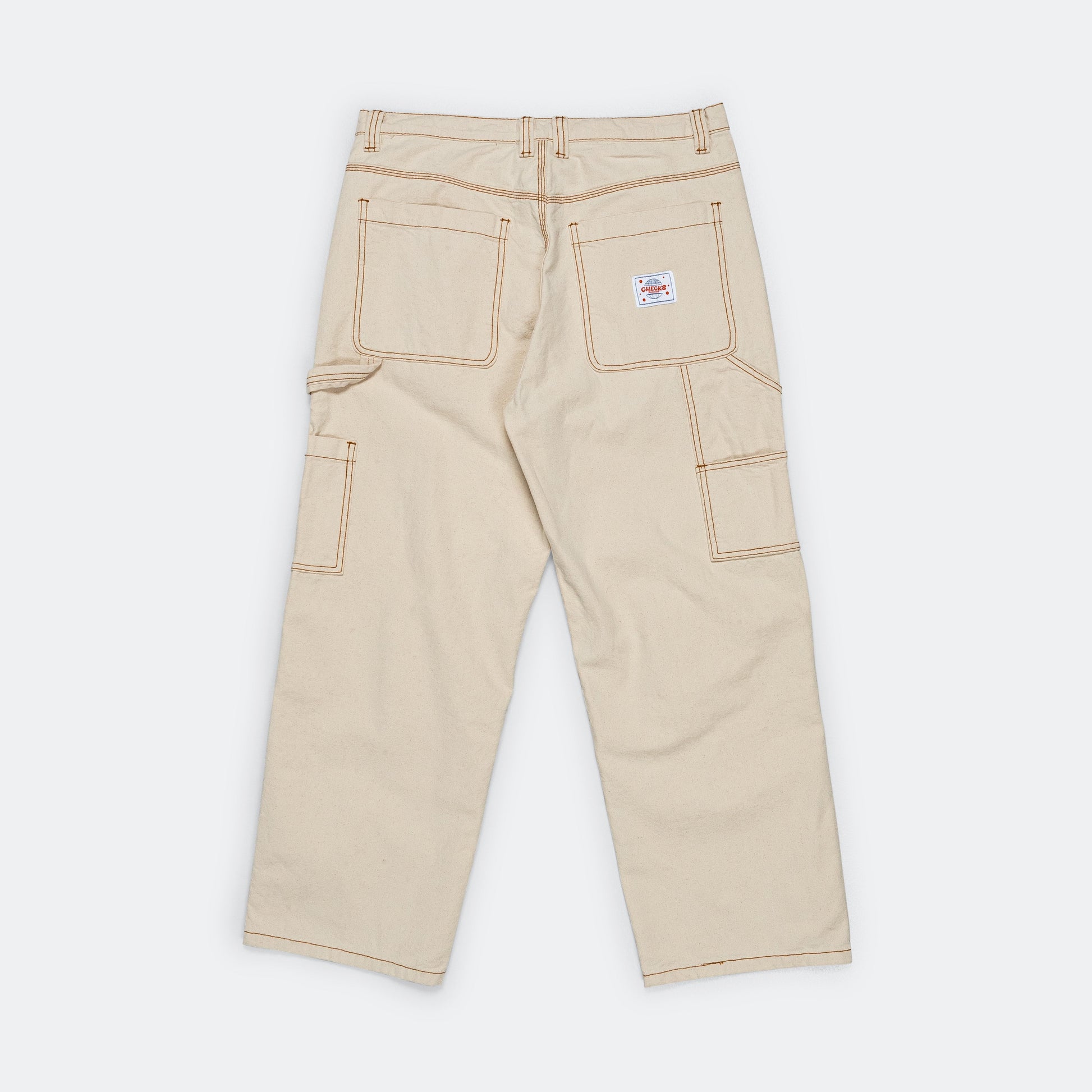Studio Pants - Cream/Rust