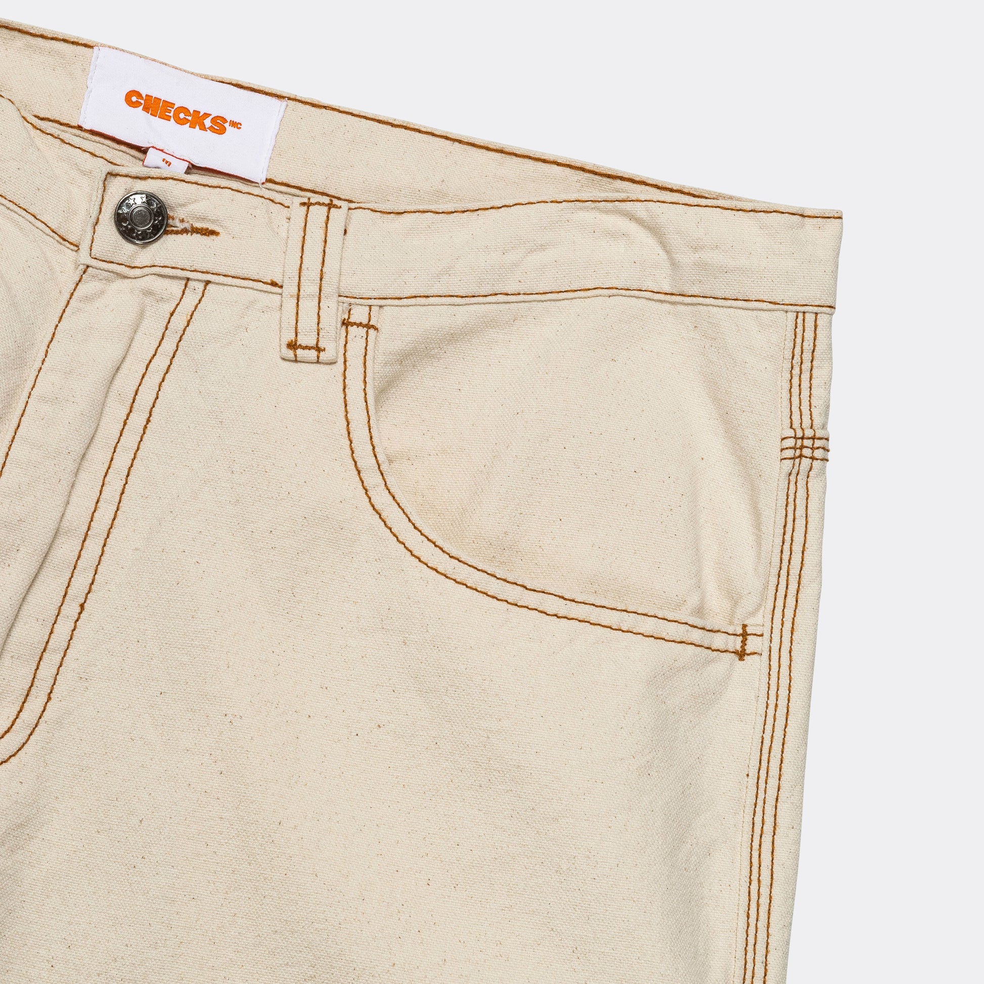 Studio Pants - Cream/Rust