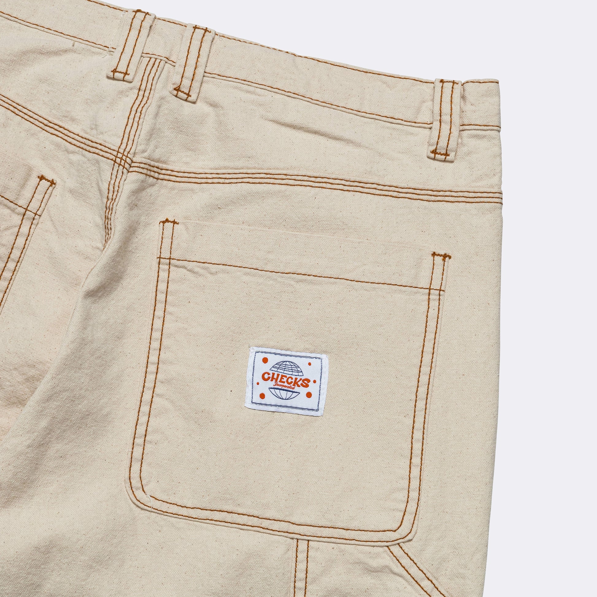 Studio Pants - Cream/Rust