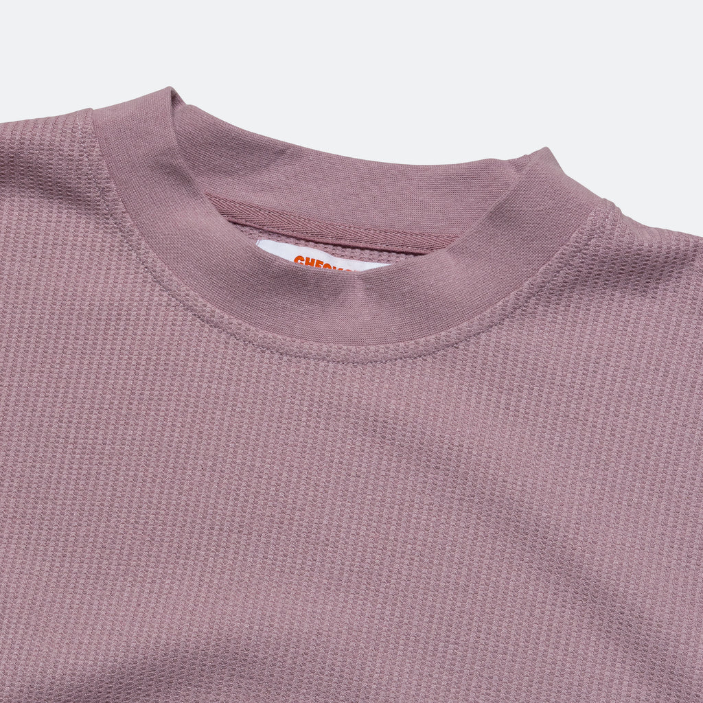 Waffle Boxy Sweater - Lavendar