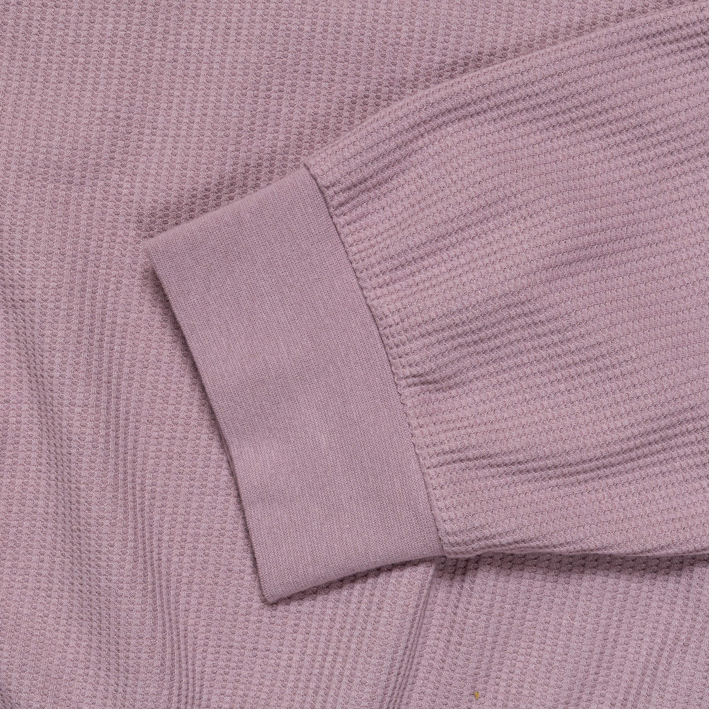 Waffle Boxy Sweater - Lavendar