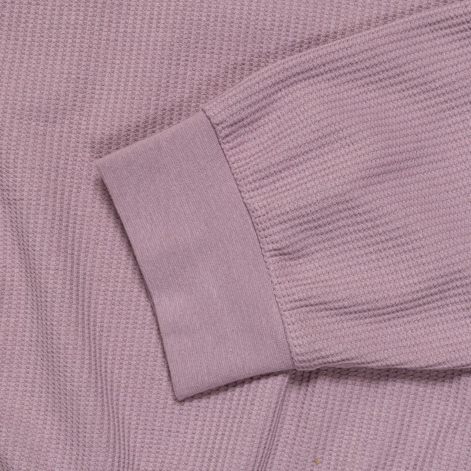 Waffle Boxy Sweater - Lavendar