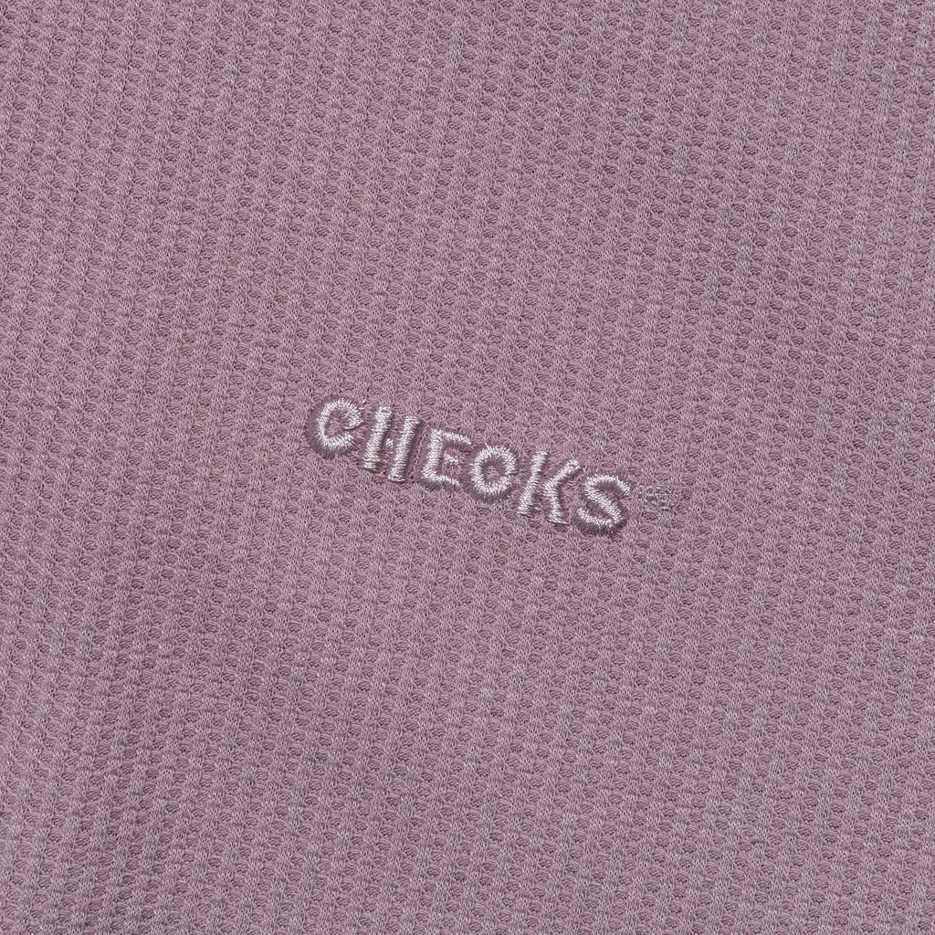 Waffle Boxy Sweater - Lavendar