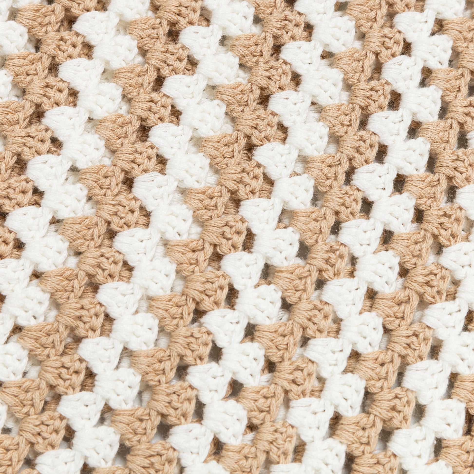 Crochet Cuban Shirt - Biscuit