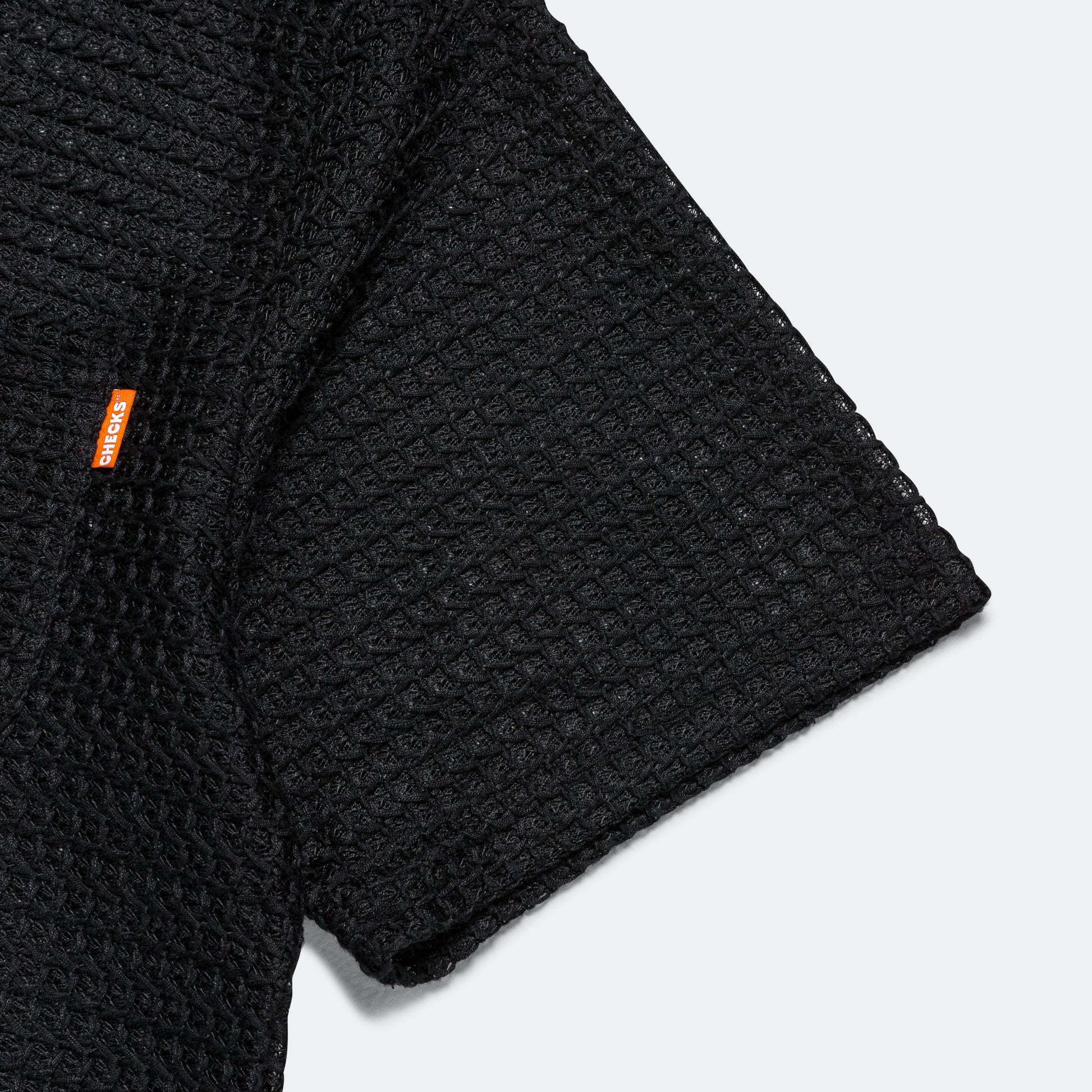 Mesh Lace T-Shirt - Black