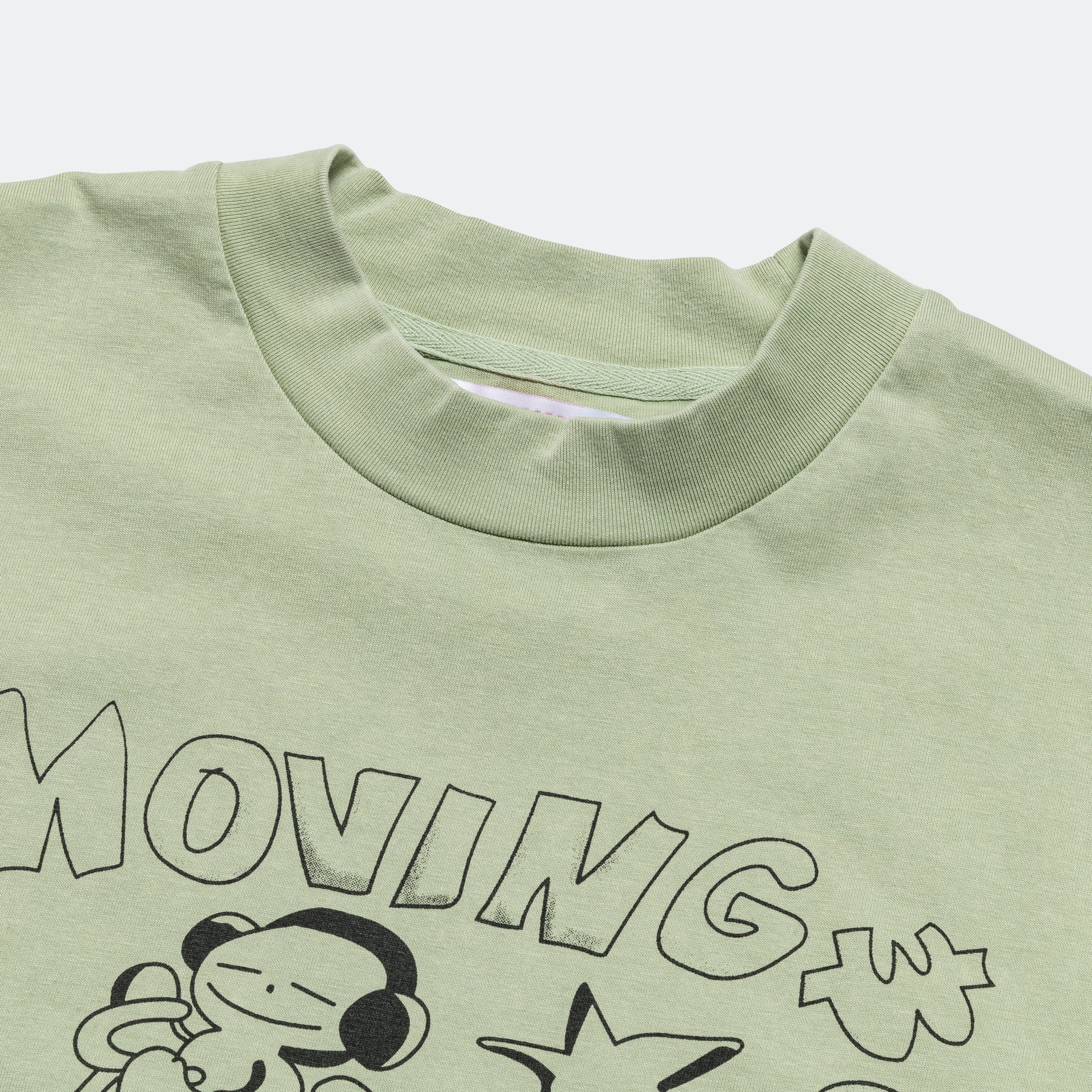 Moving & Grooving T-Shirt - Lichen Green
