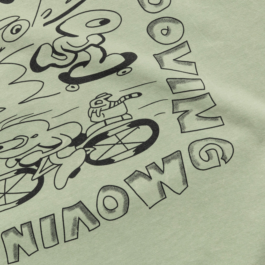 Moving & Grooving T-Shirt - Lichen Green