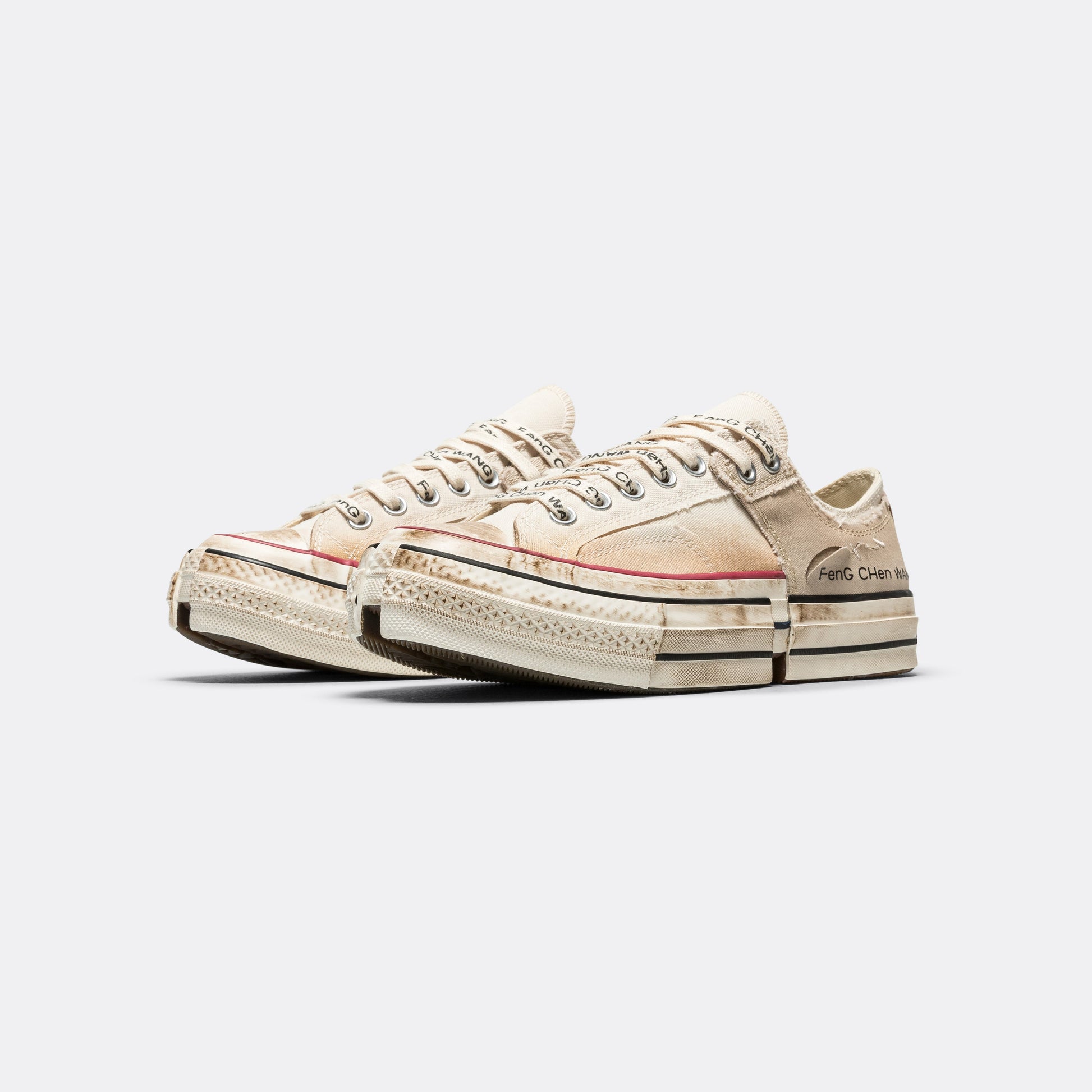 CT 70 Low 2-in-1 × Feng Chen Wang - Natural Ivory/Brown Rice-Egret