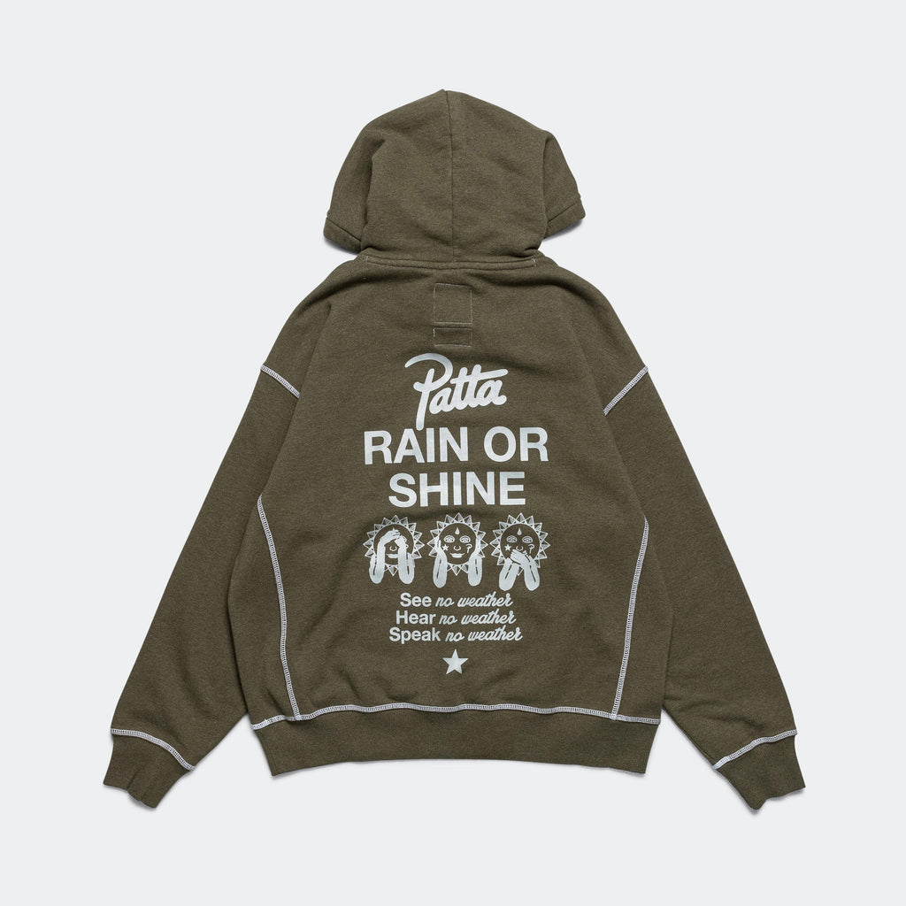 Rain or Shine Hoodie x Patta - Utility Green Heather