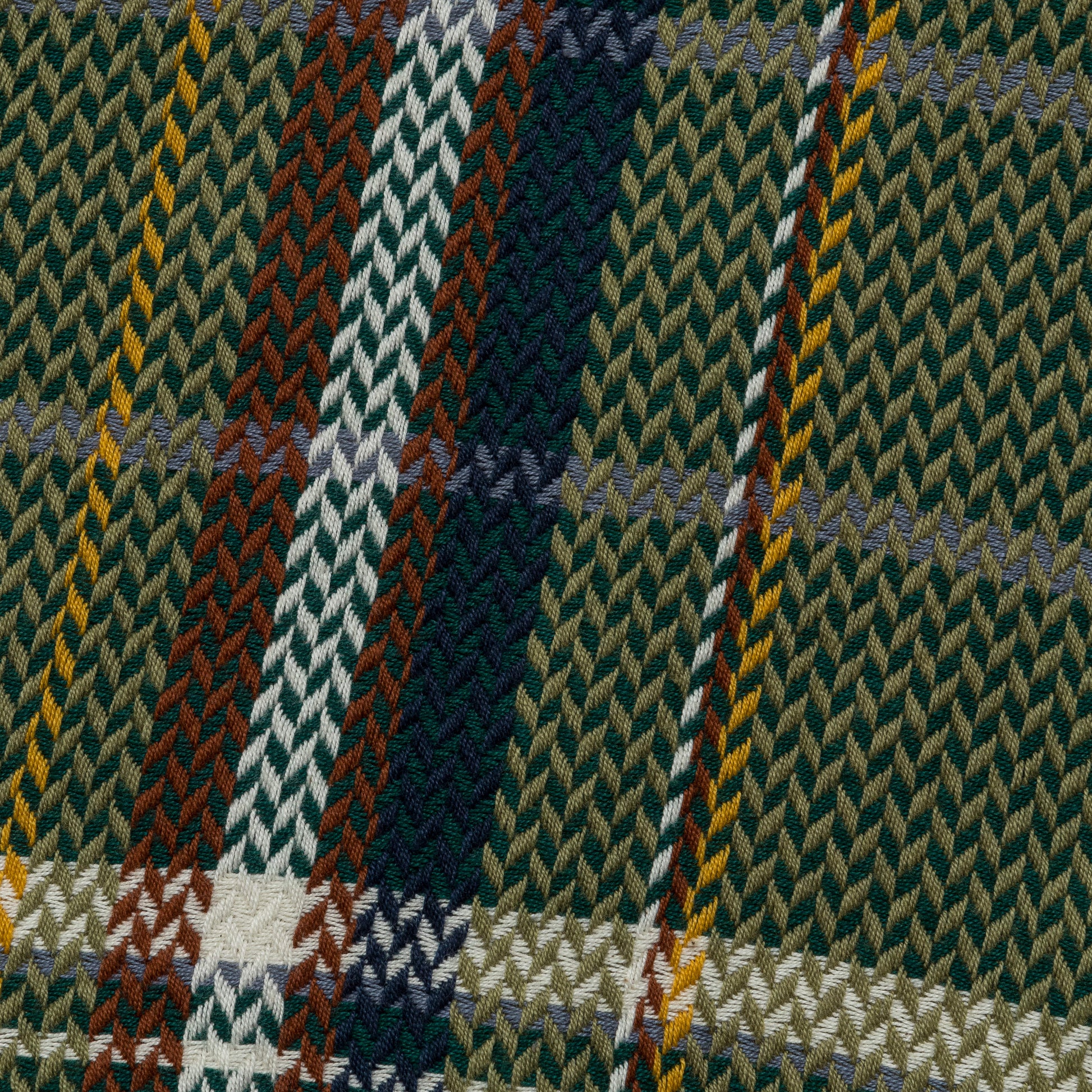 Acid Plaid Cabin LS Shirt - Army