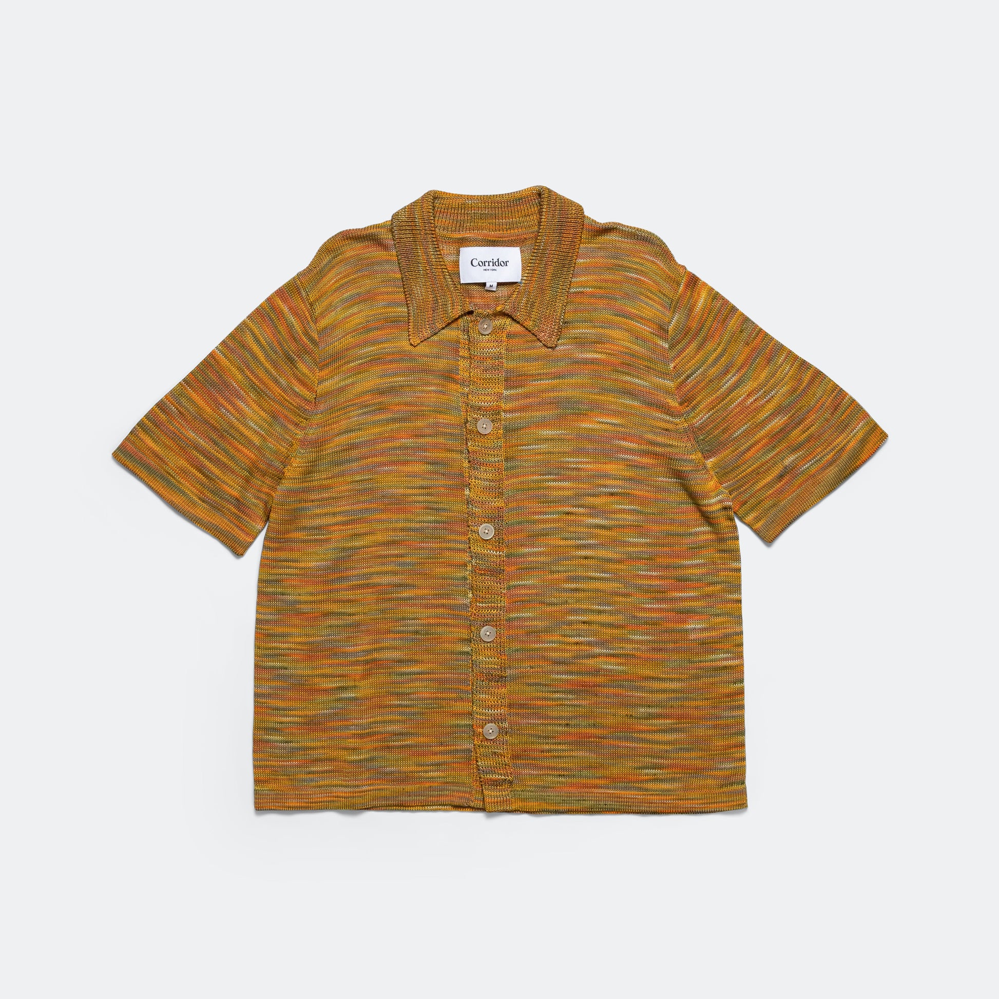 Hand-Dyed SS Buttondown - Yellow