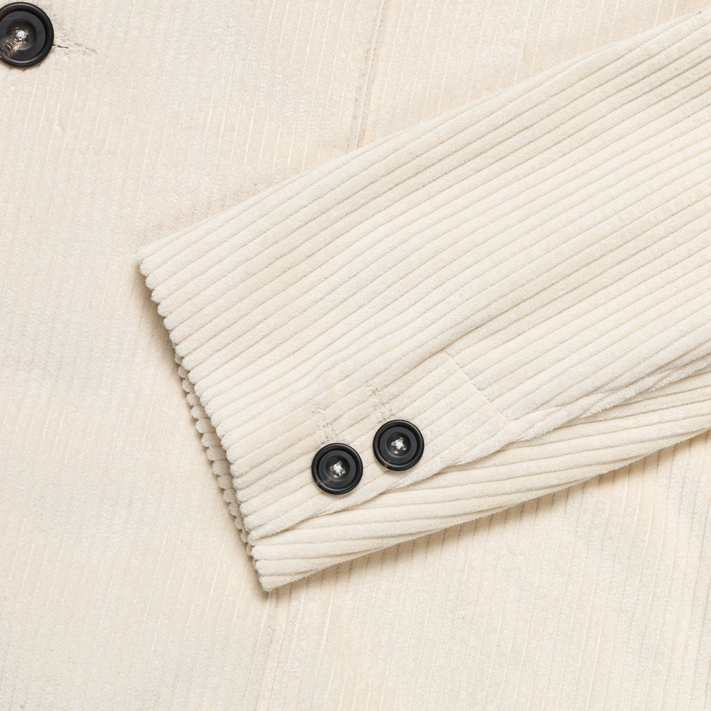 Brooch Wearers Blazer - Ecru Corduroy