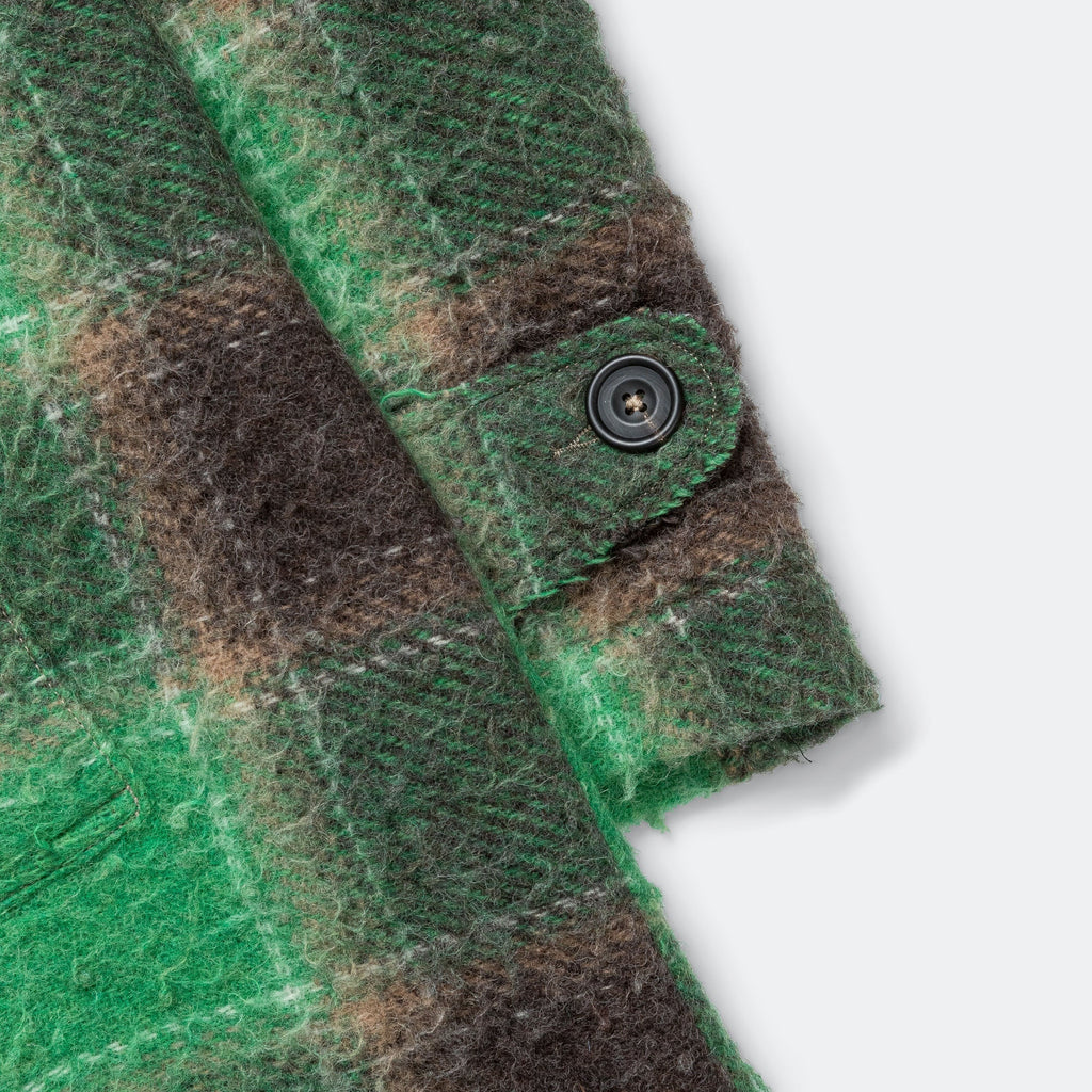 Courtyard Coat - Green/Brown Cassentino Wool