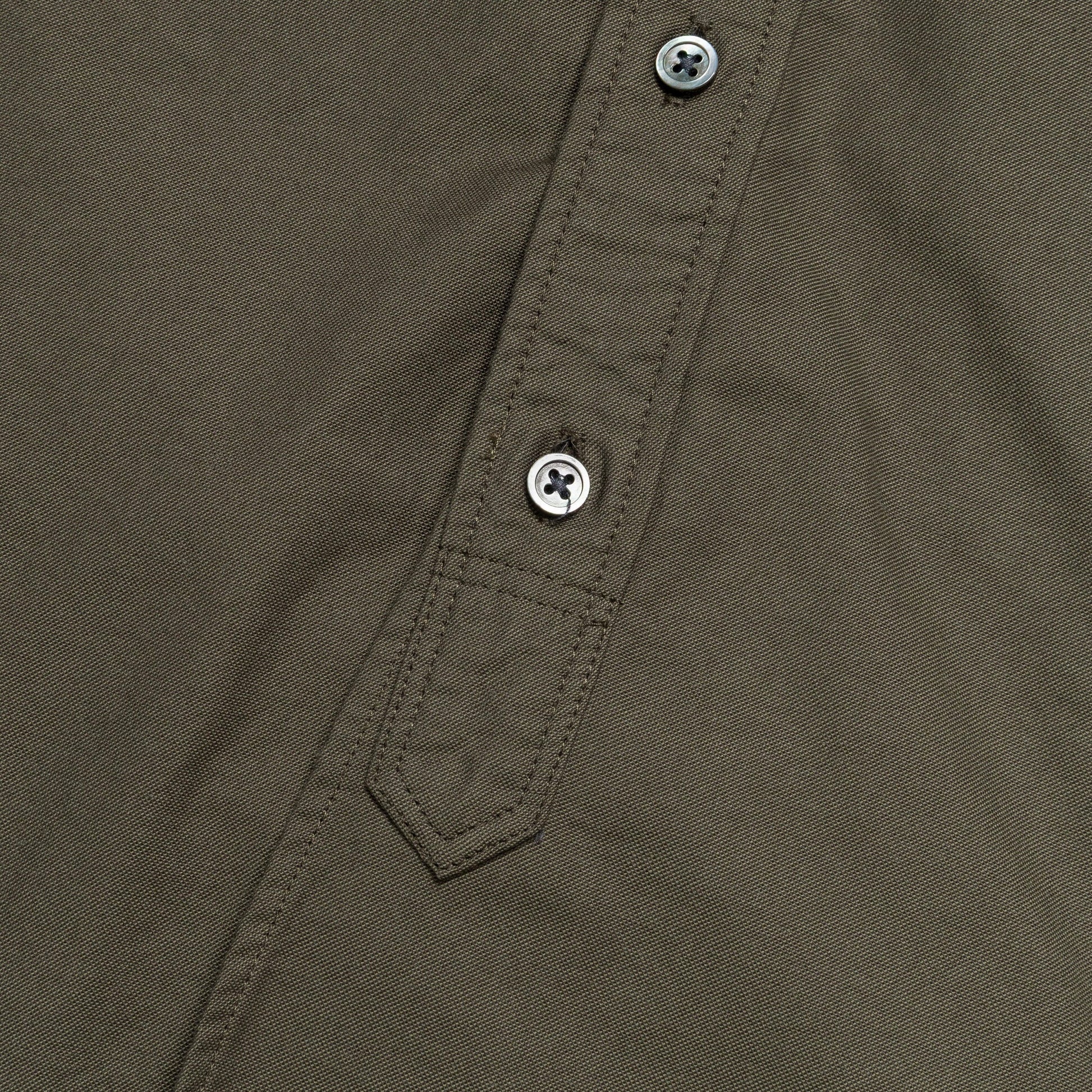 19th Century BD Shirt - Olive Cotton Oxford