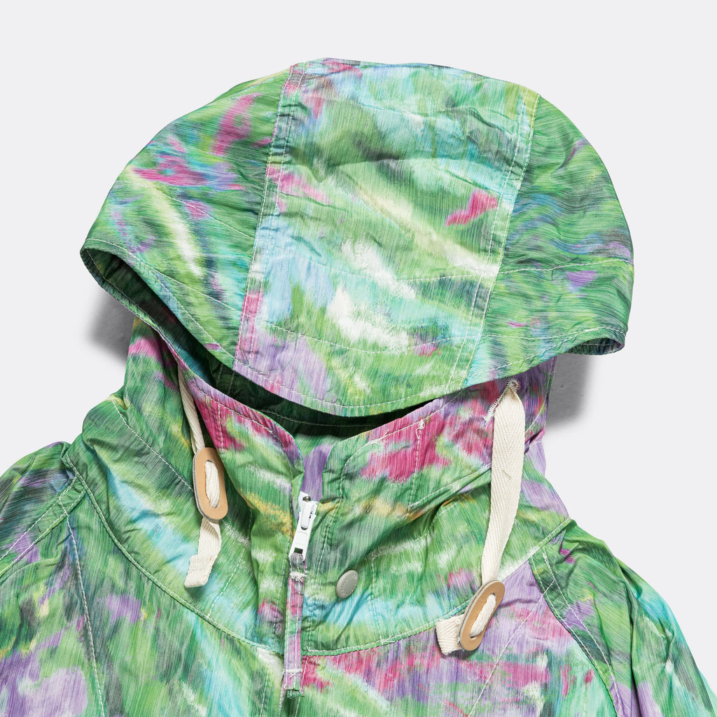 Atlantic Parka - Green Floral Poly Microfibre
