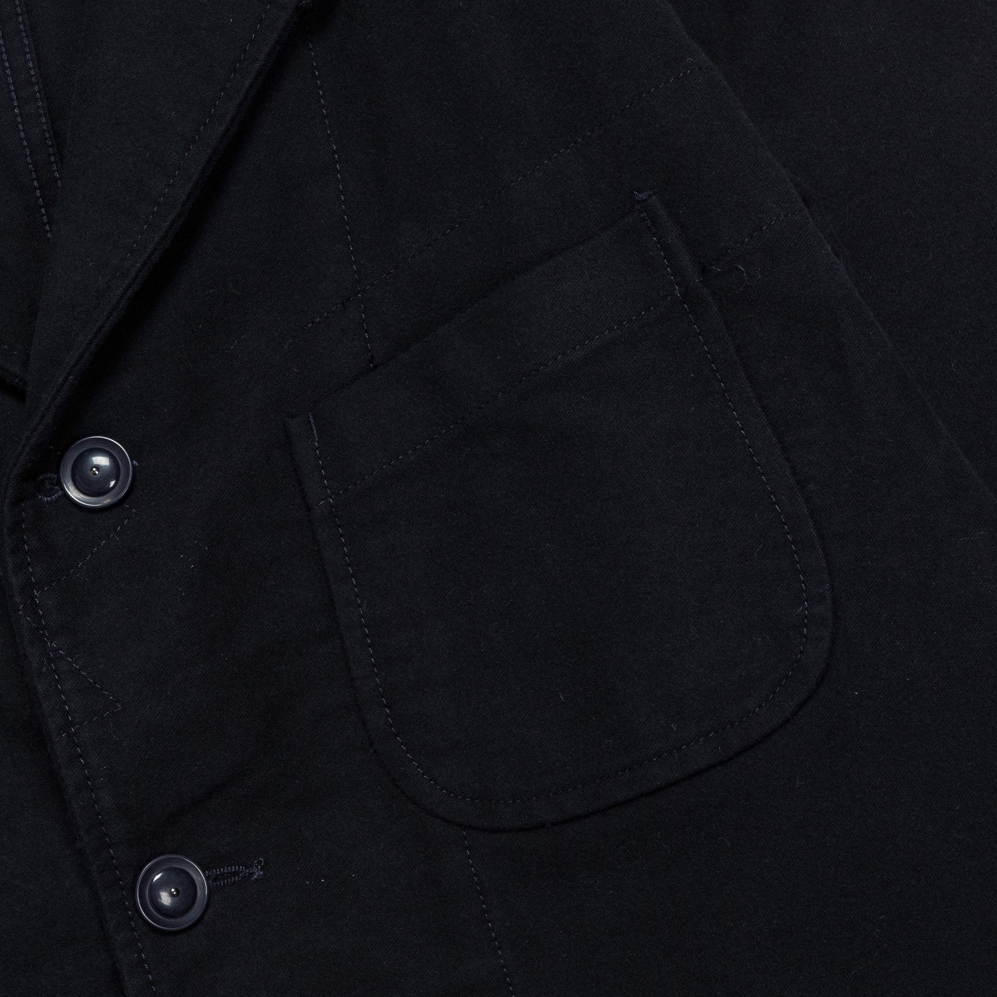 Bedford Jacket - Dk. Navy Cotton Moleskin