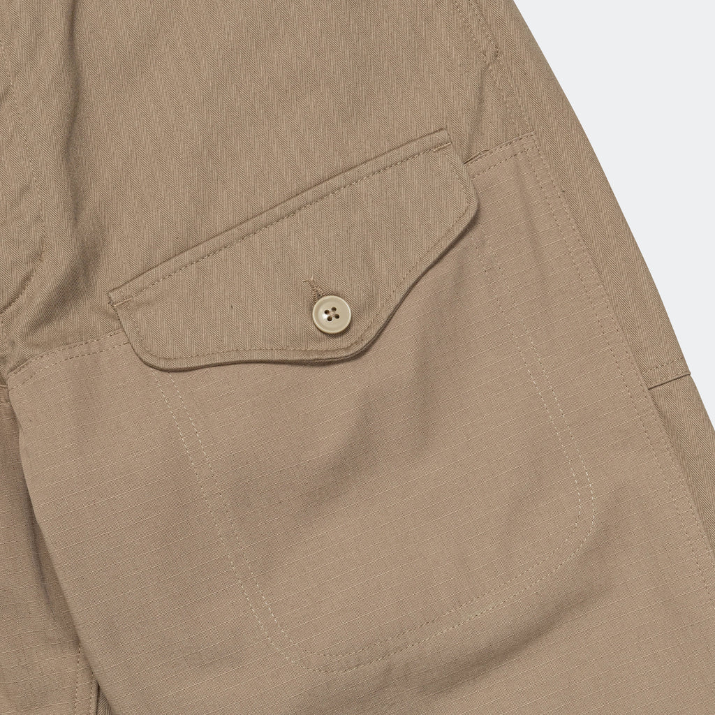 Field Pant - Khaki Cotton Herringbone Twill
