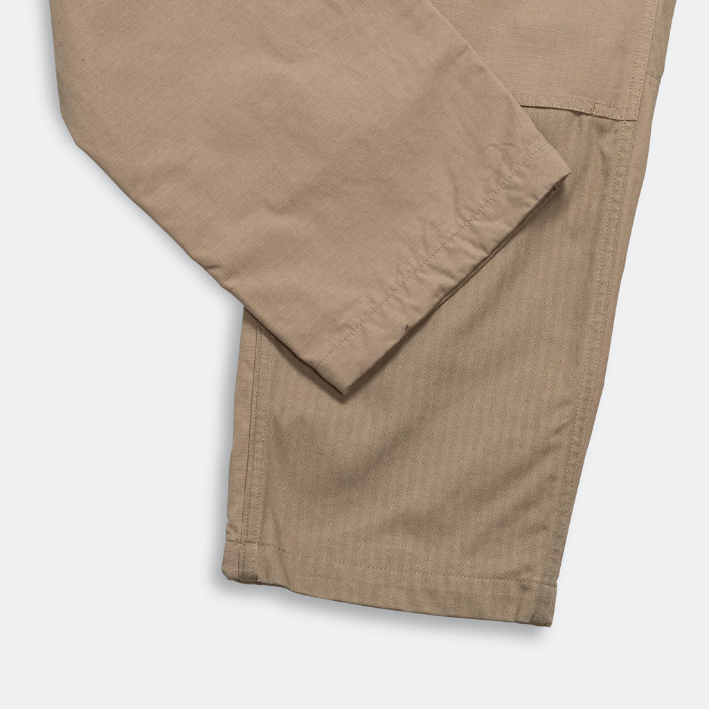 Field Pant - Khaki Cotton Herringbone Twill