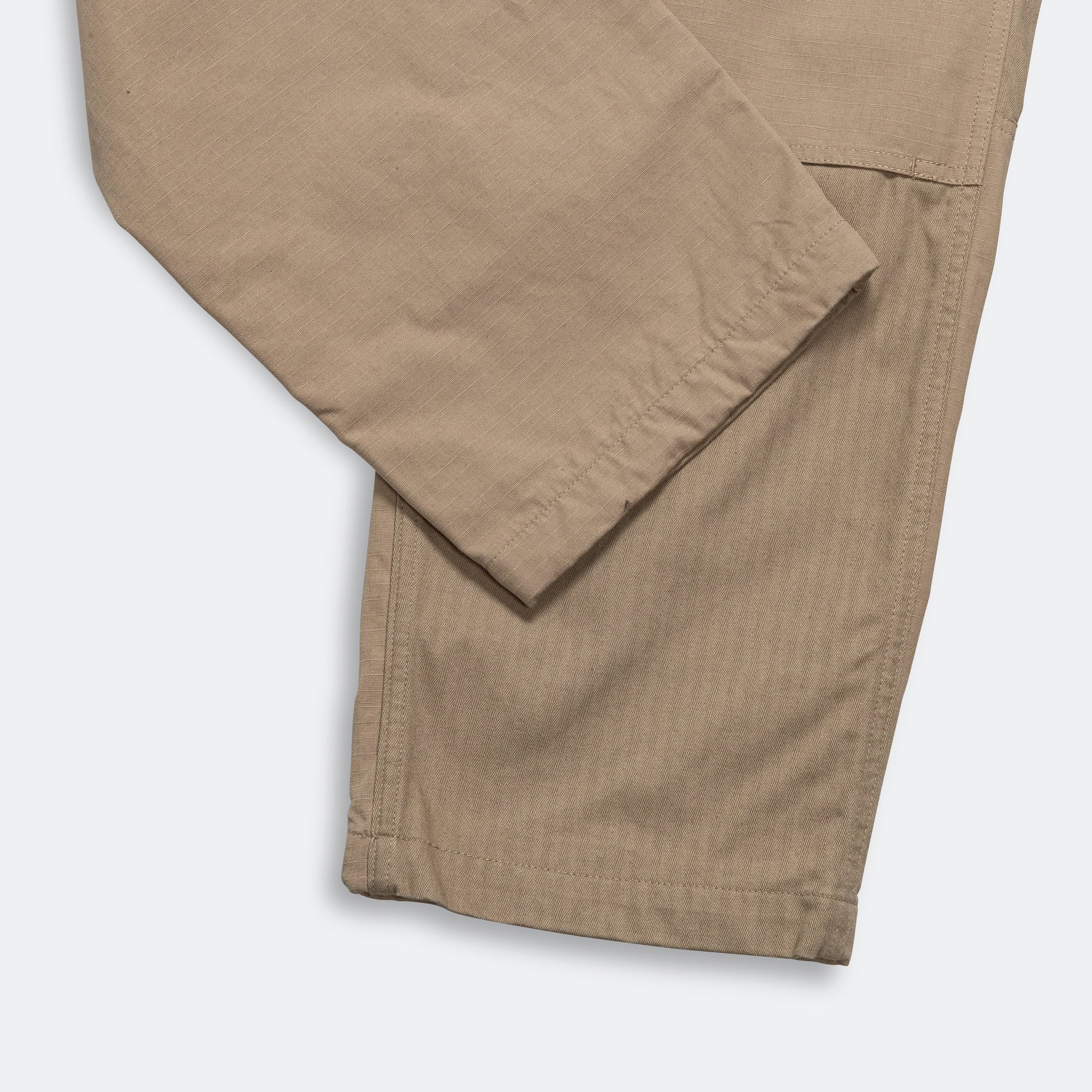 Field Pant - Khaki Cotton Herringbone Twill