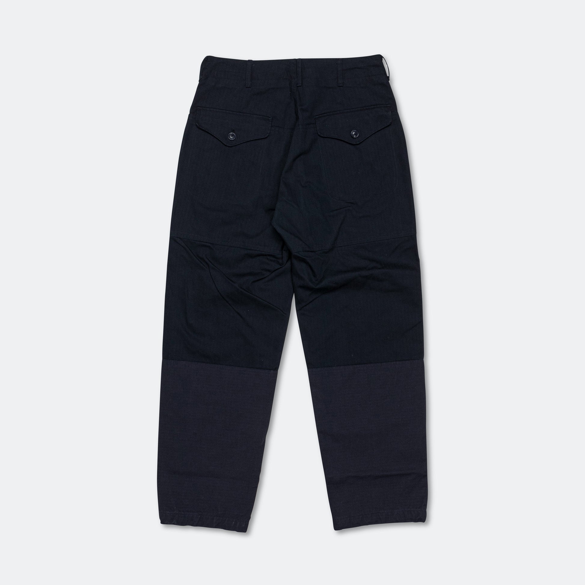 Field Pant - Navy Cotton Herringbone Twill