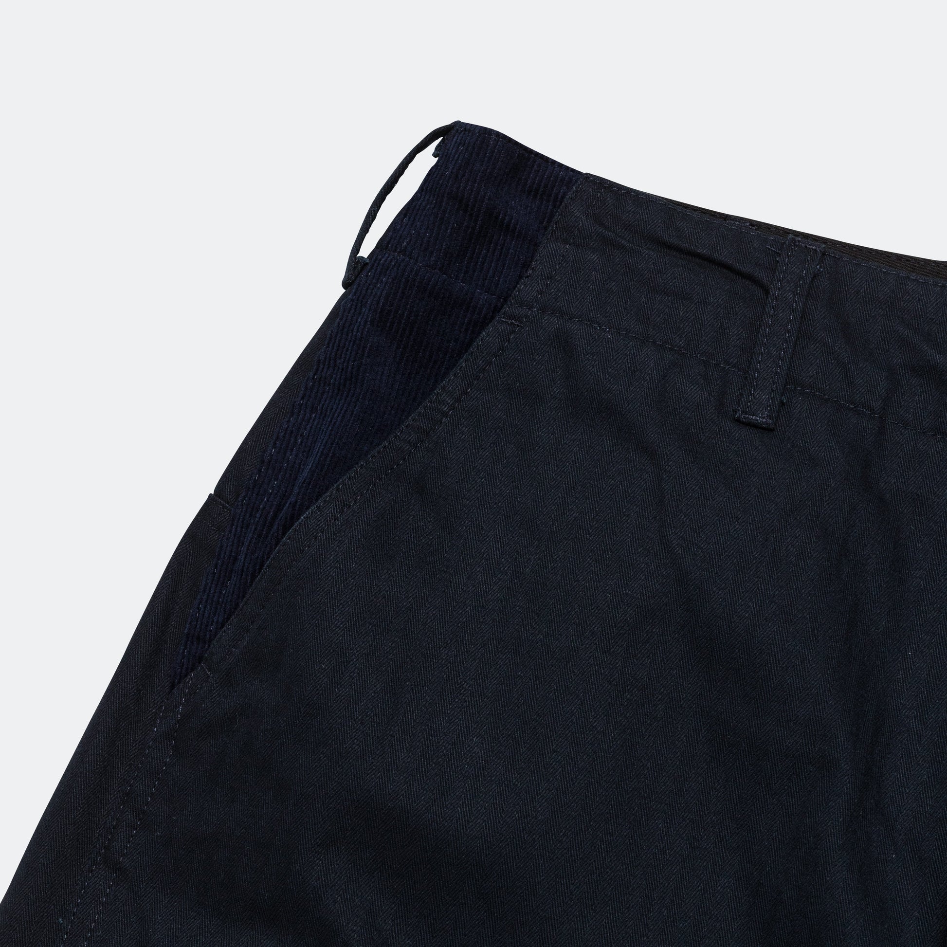 Field Pant - Navy Cotton Herringbone Twill