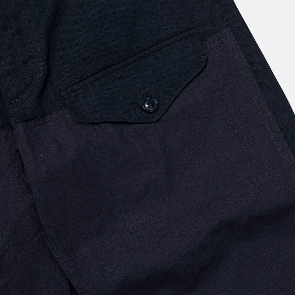 Field Pant - Navy Cotton Herringbone Twill
