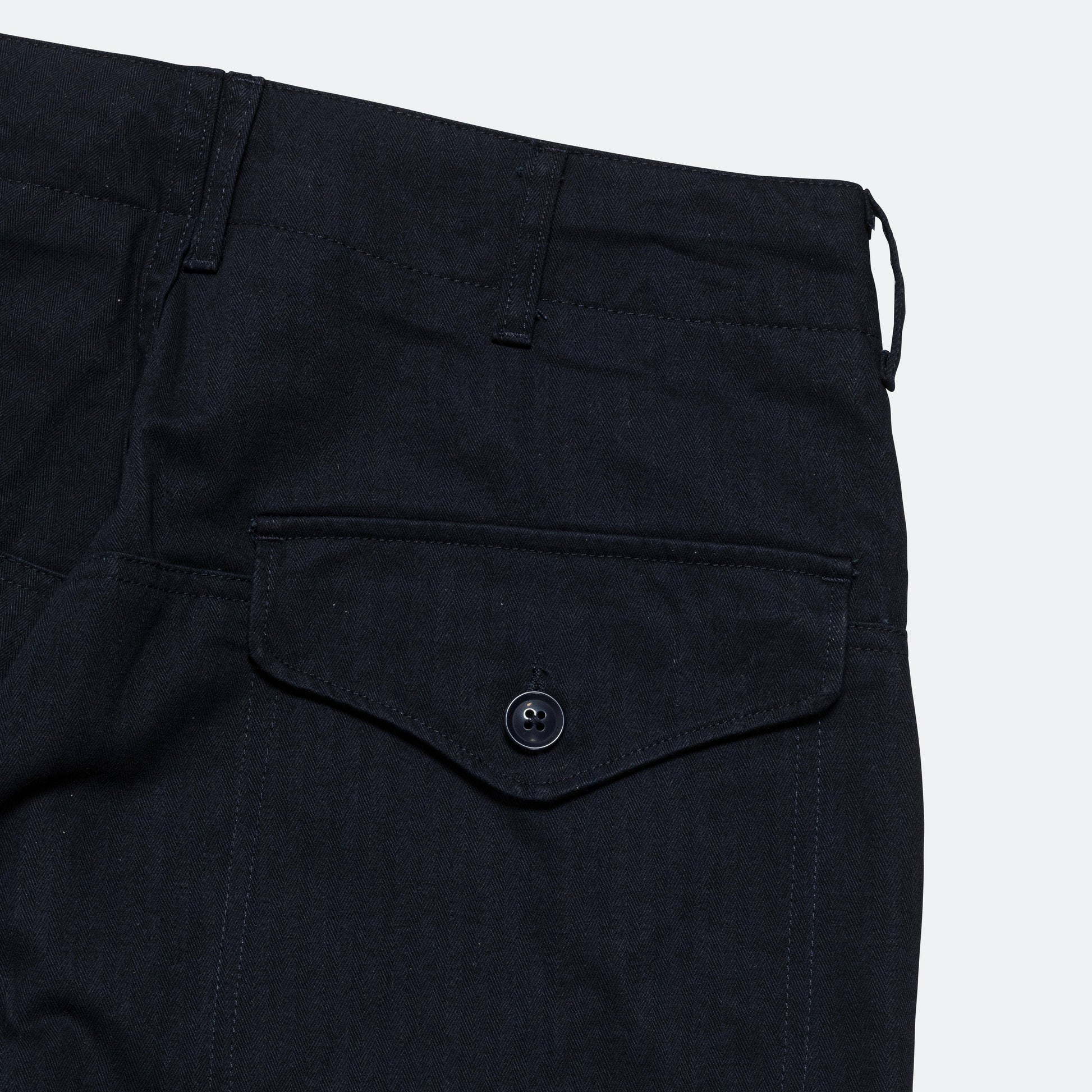 Field Pant - Navy Cotton Herringbone Twill