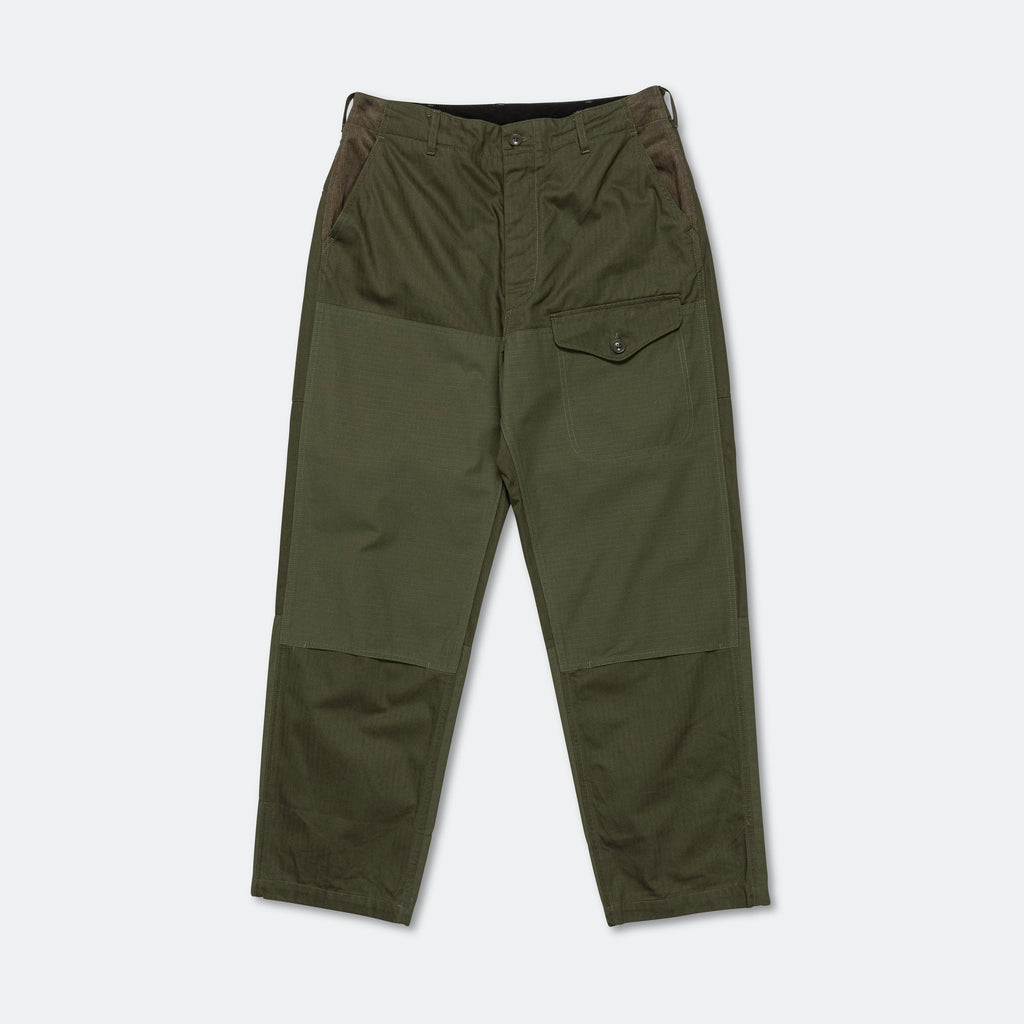 Field Pant - Olive Cotton Herringbone Twill